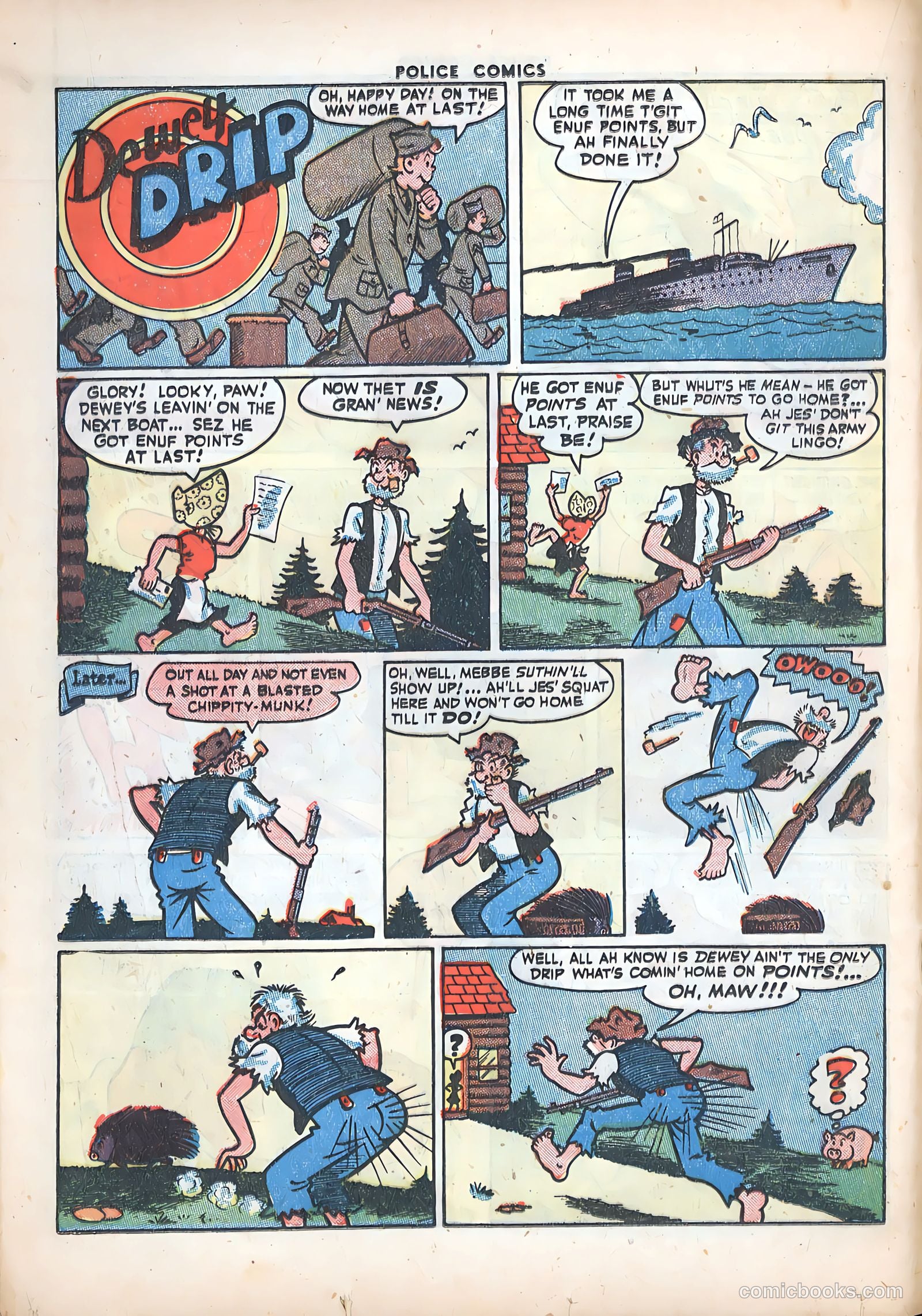 Police Comics #55 — page 30 of 60