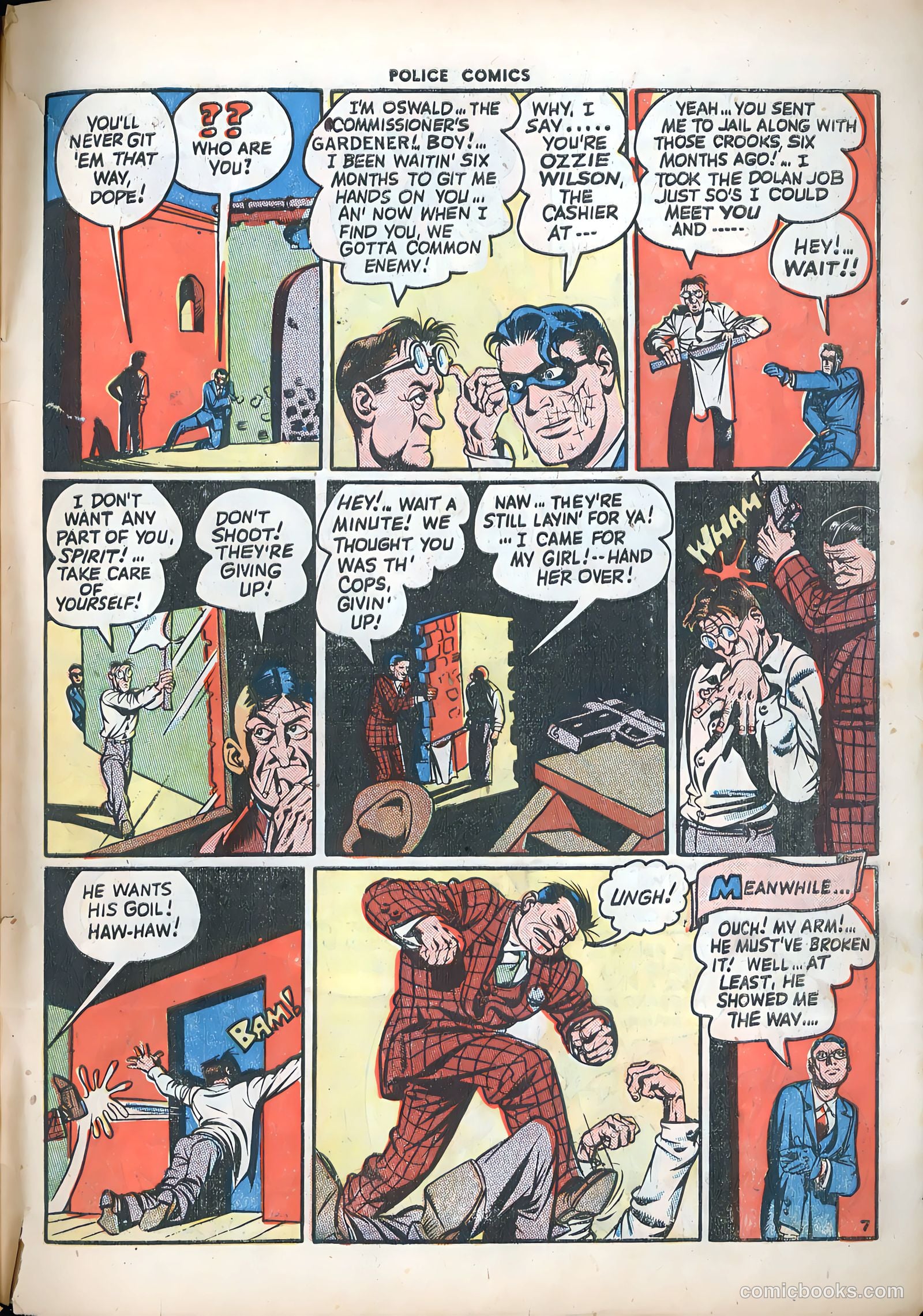 Police Comics #55 — page 57 of 60