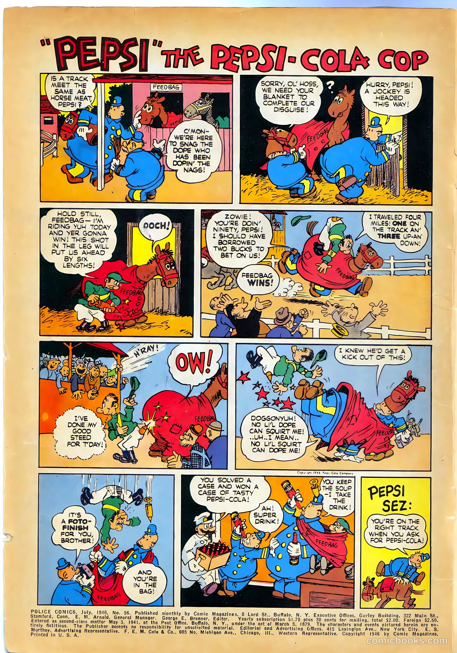 Police Comics #56 — page 2 of 60