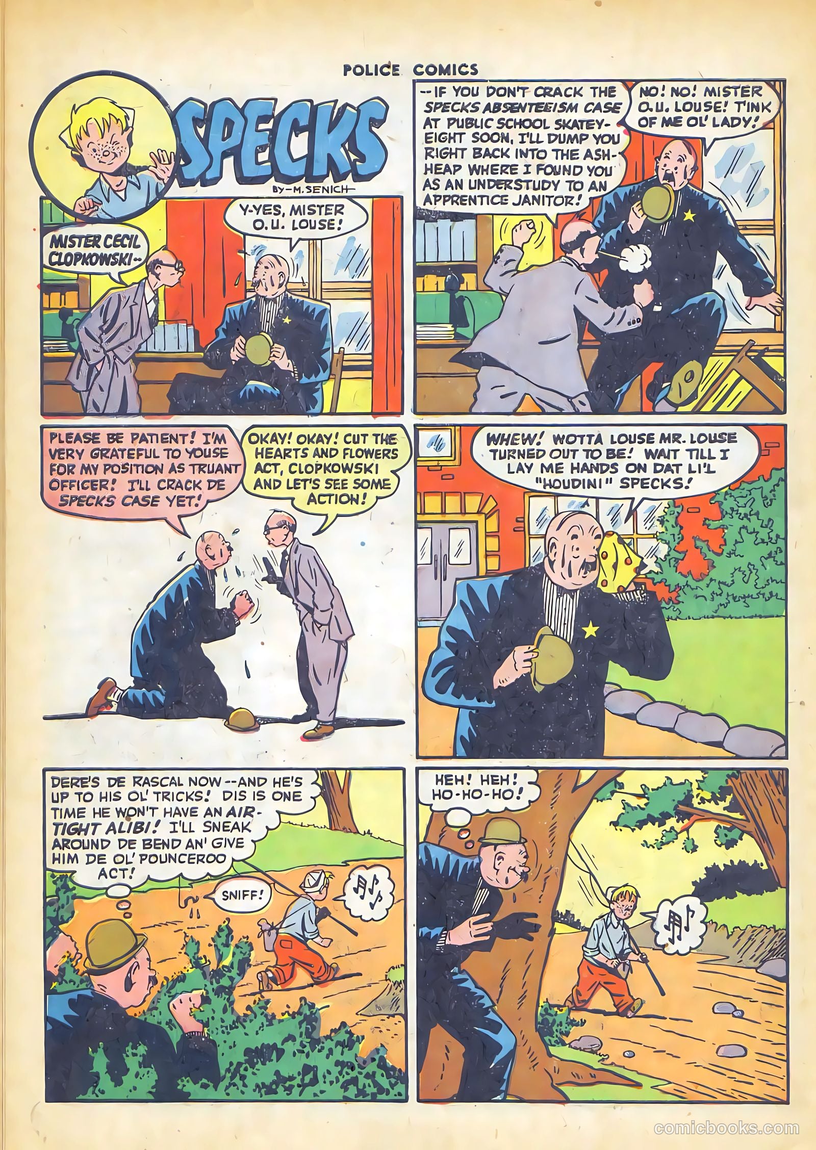 Police Comics #56 — page 50 of 60