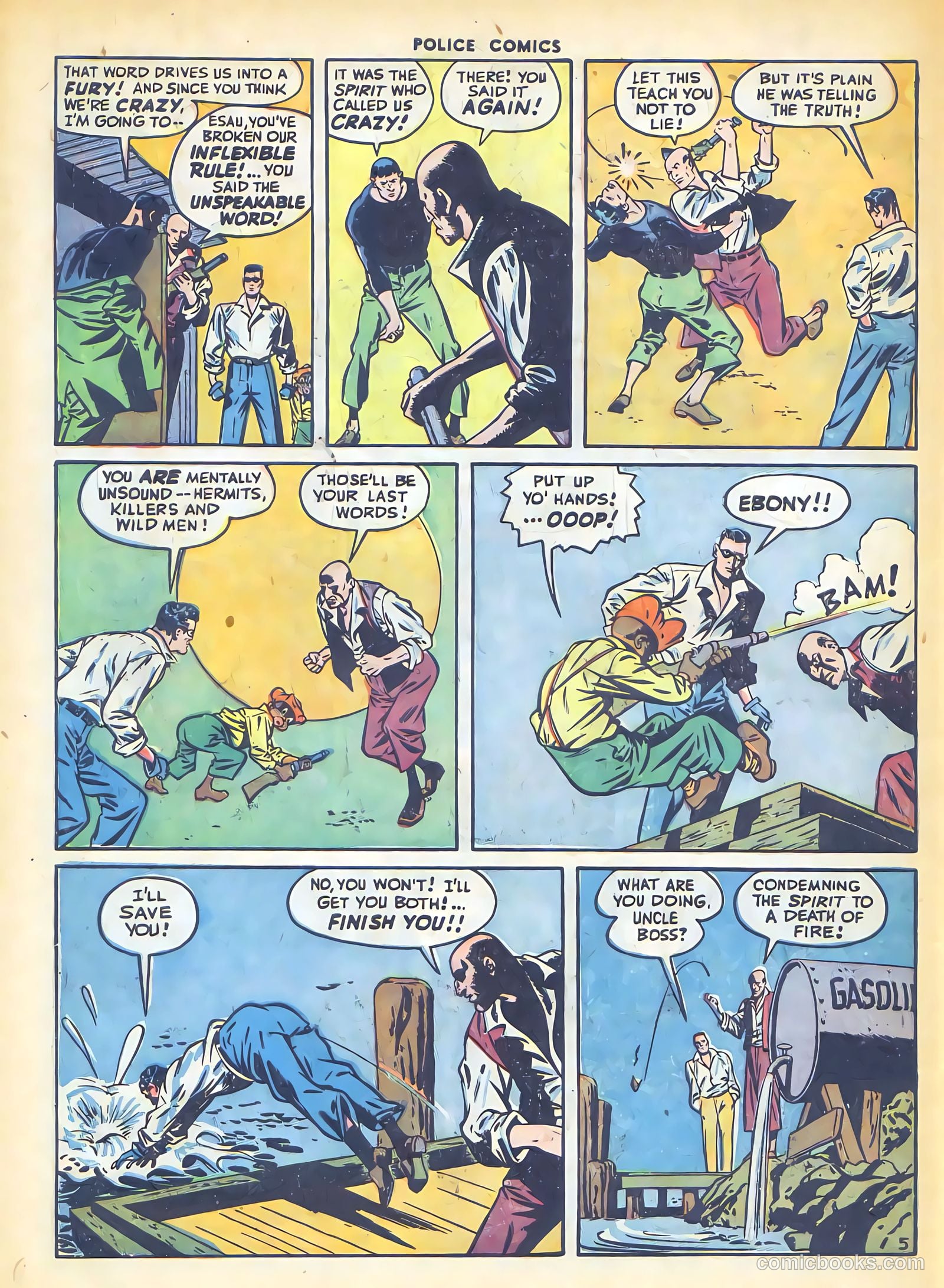 Police Comics #56 — page 56 of 60
