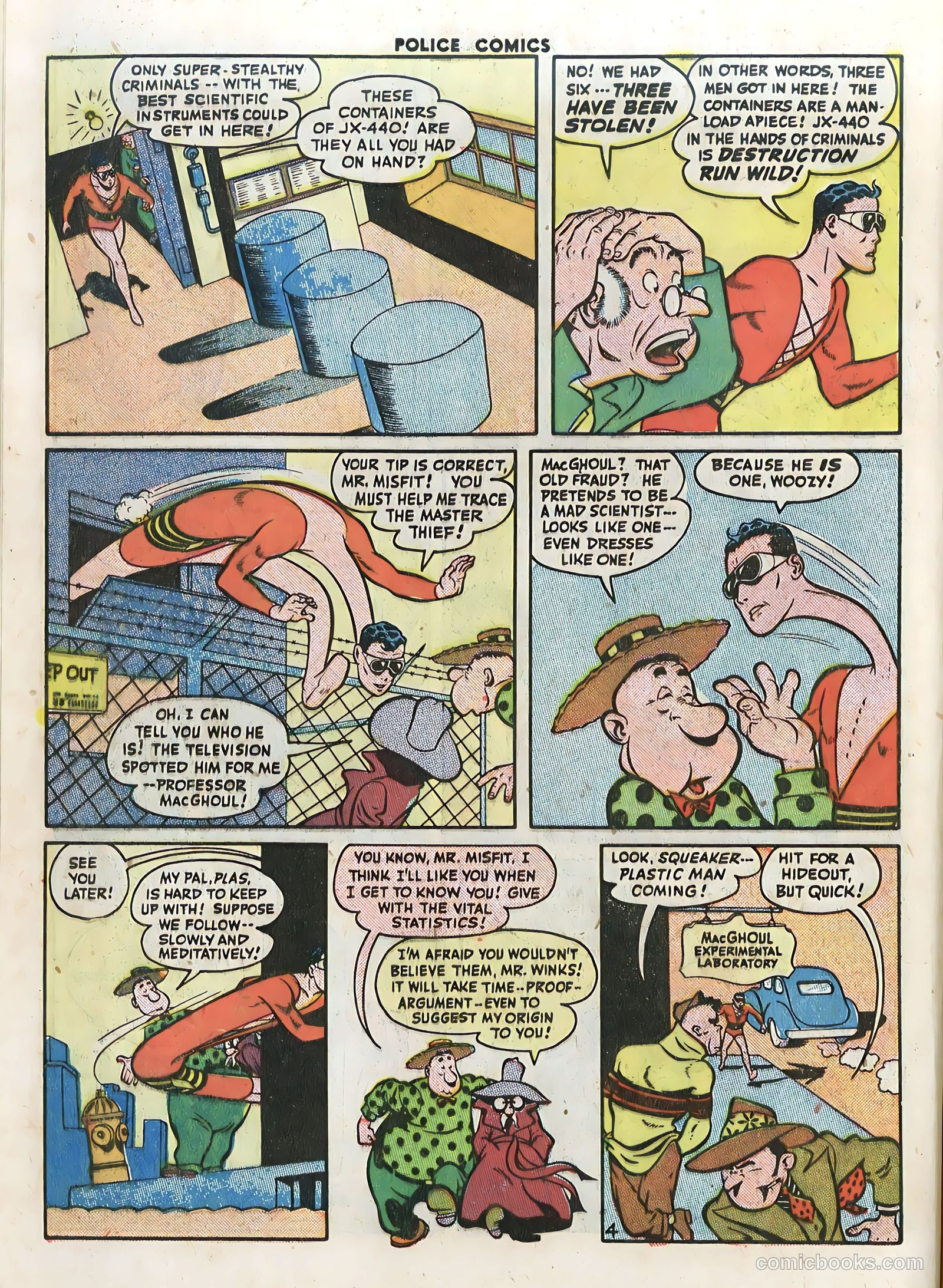 Police Comics #57 — page 6 of 60
