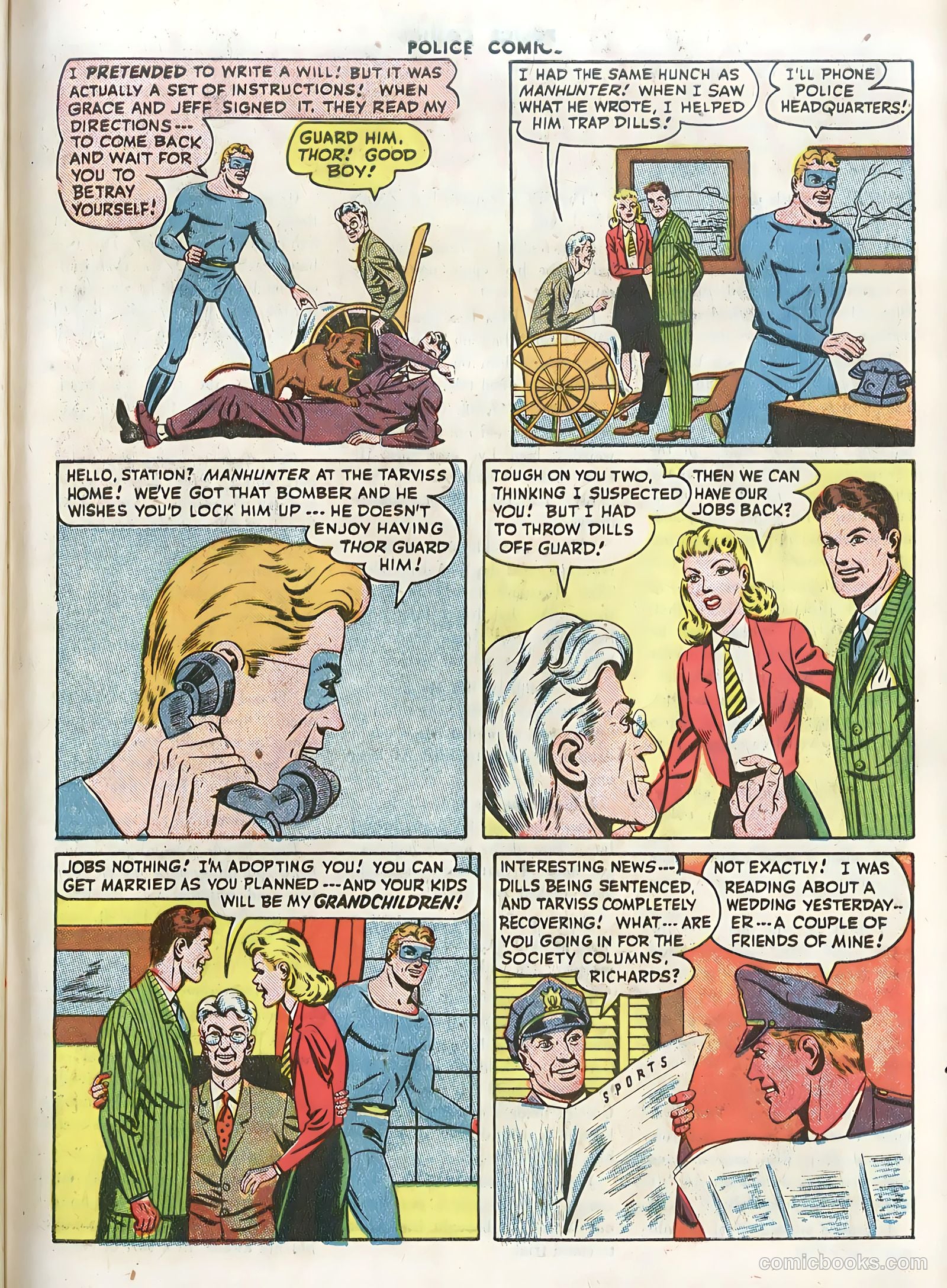 Police Comics #57 — page 47 of 60