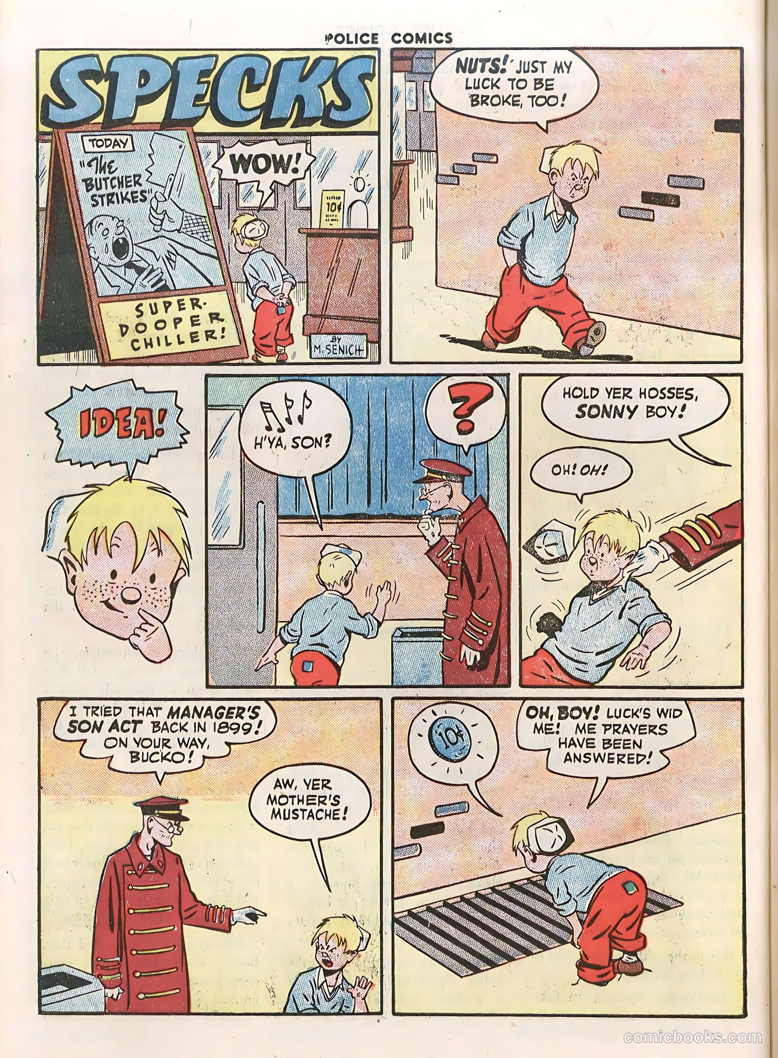 Police Comics #57 — page 50 of 60
