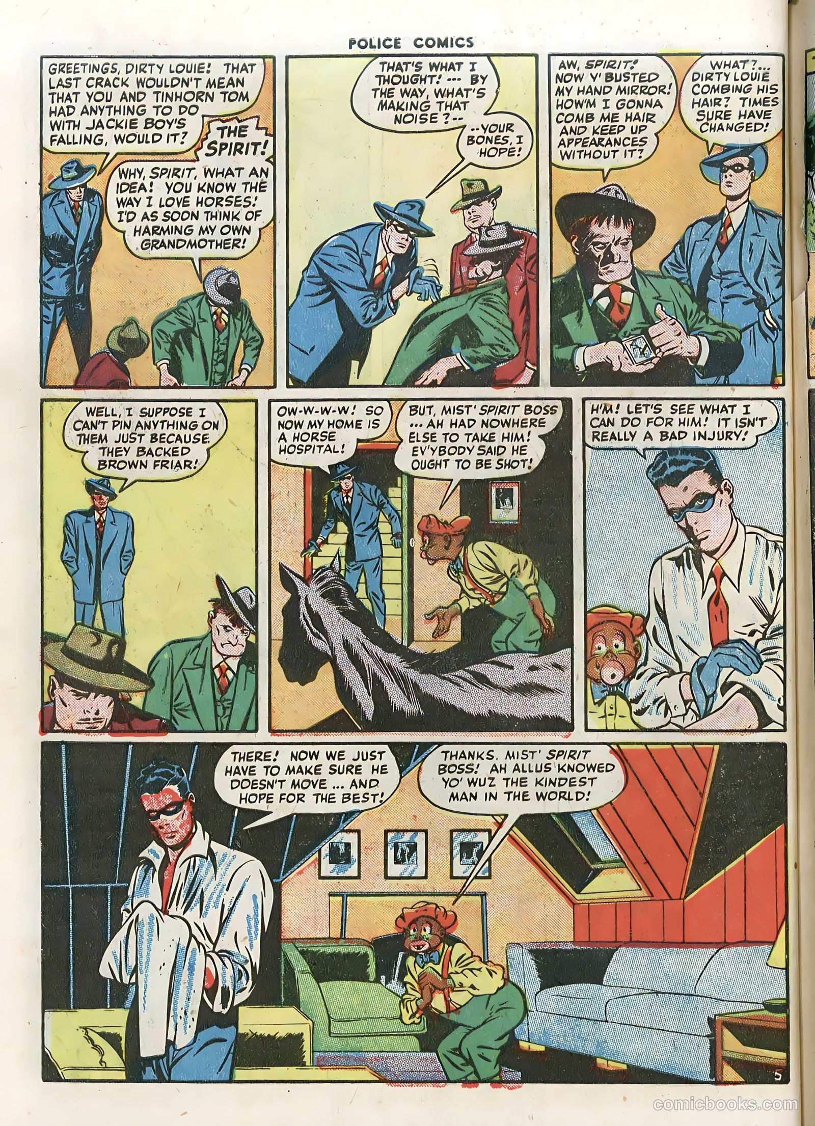 Police Comics #57 — page 56 of 60