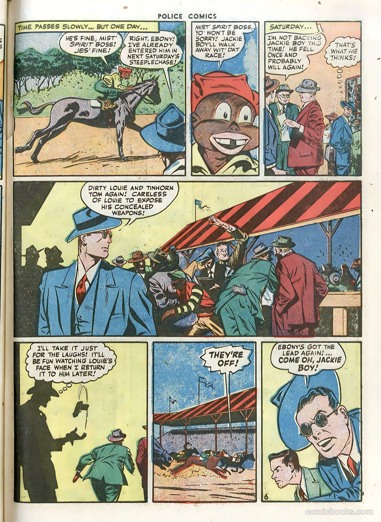 Police Comics #57 — page 57 of 60