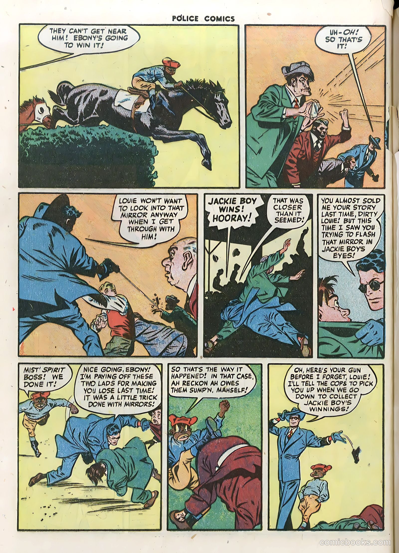 Police Comics #57 — page 58 of 60