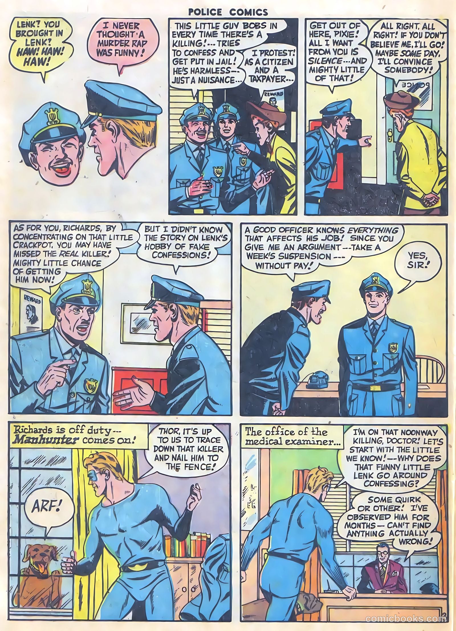 Police Comics #58 — page 40 of 60