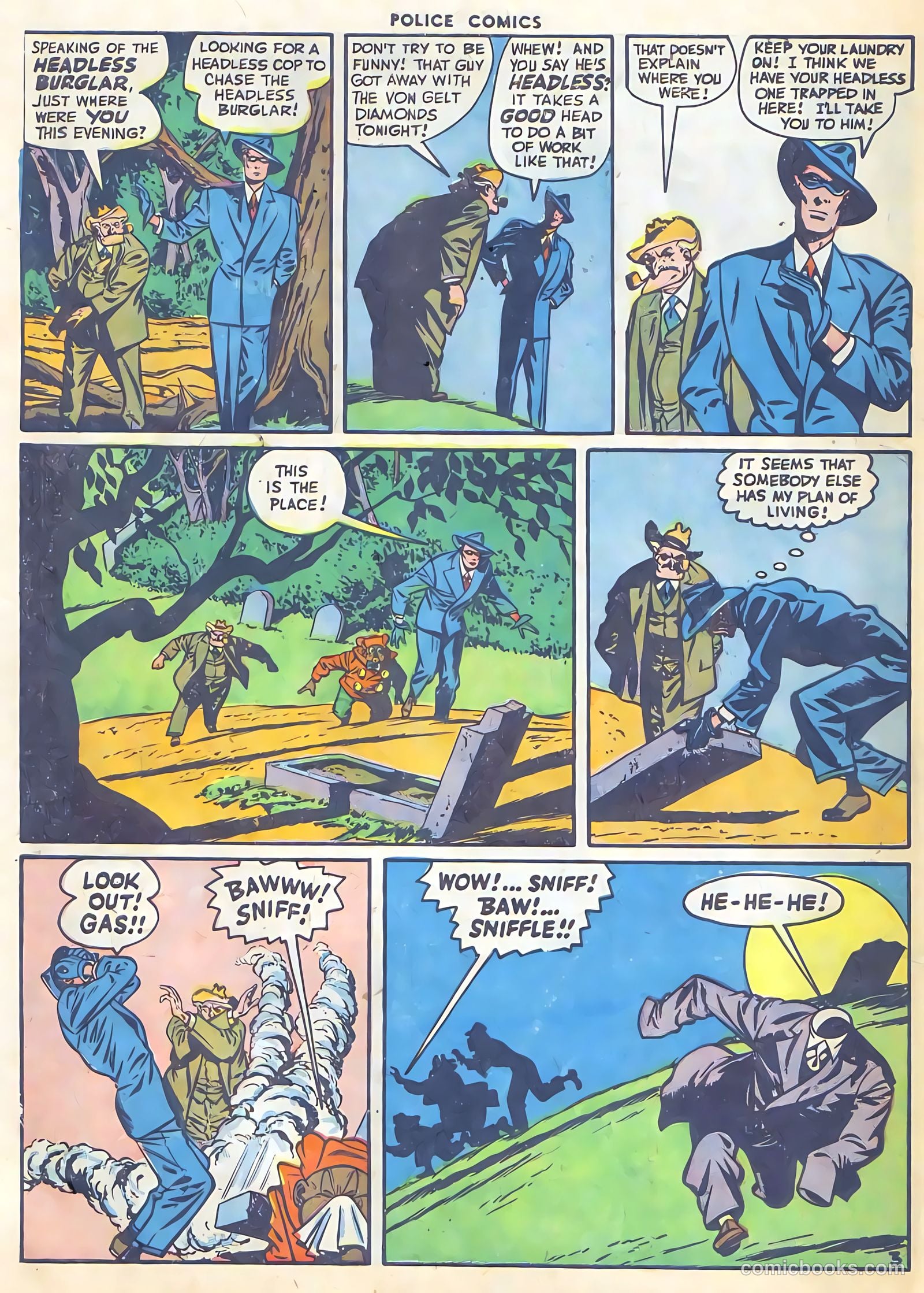 Police Comics #58 — page 54 of 60