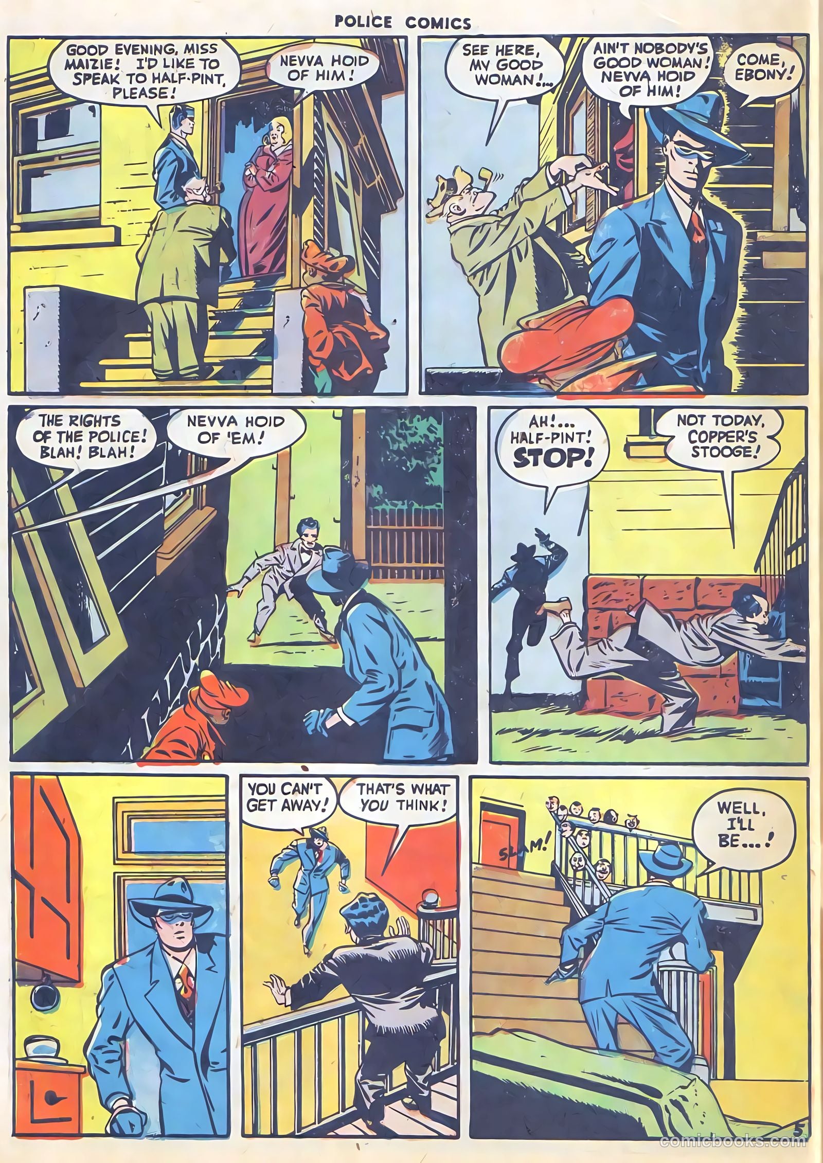 Police Comics #58 — page 56 of 60