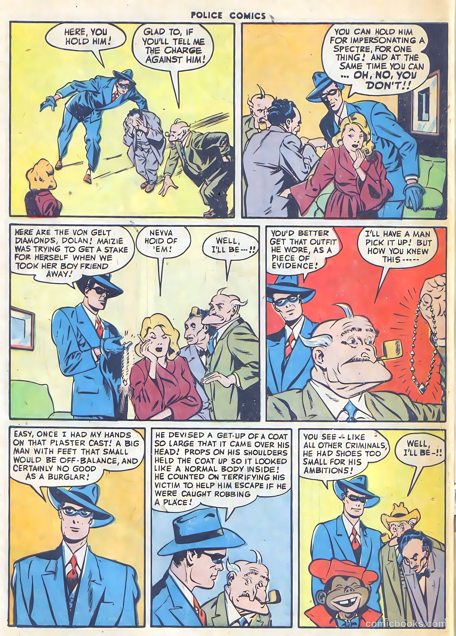 Police Comics #58 — page 58 of 60