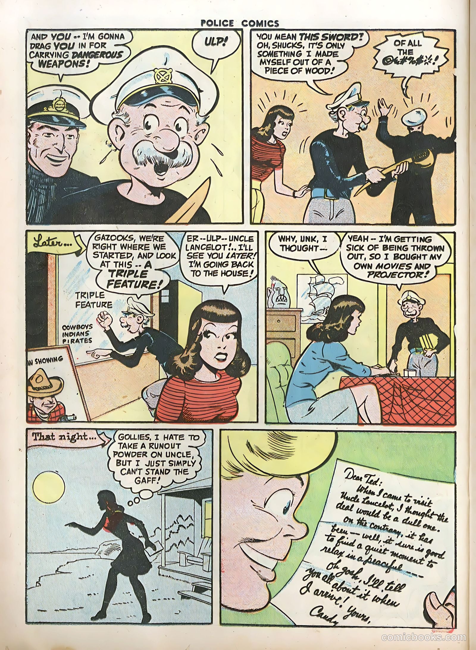 Police Comics #59 — page 36 of 60