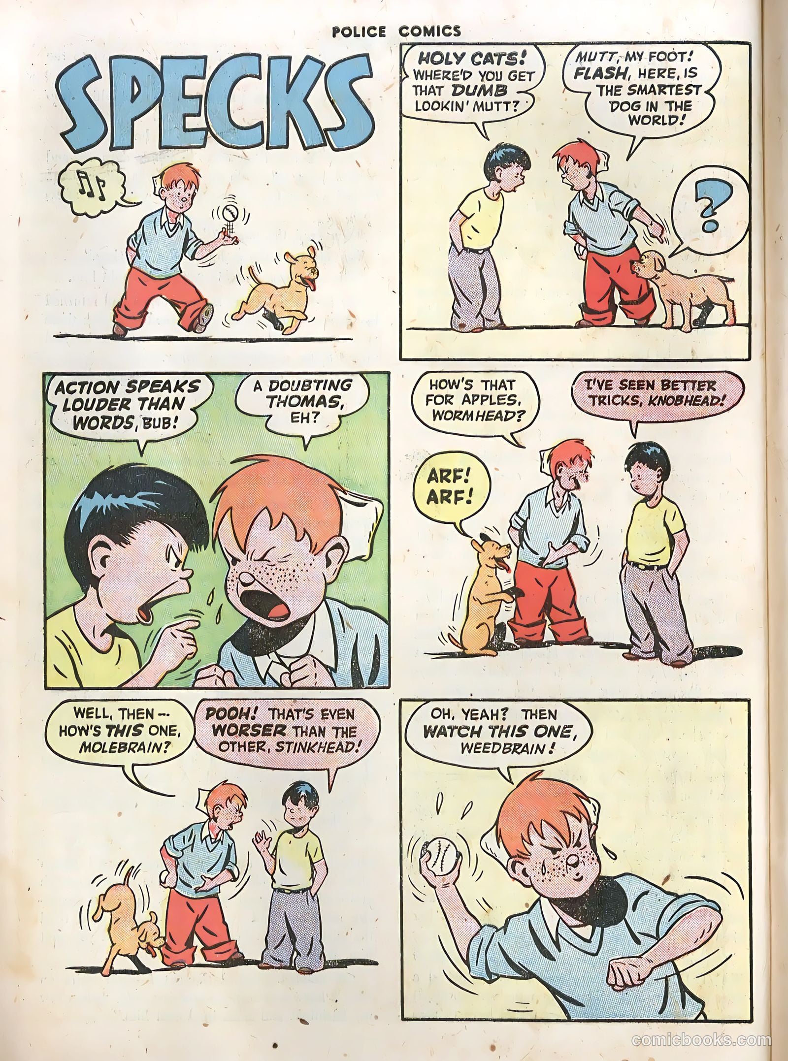 Police Comics #59 — page 50 of 60