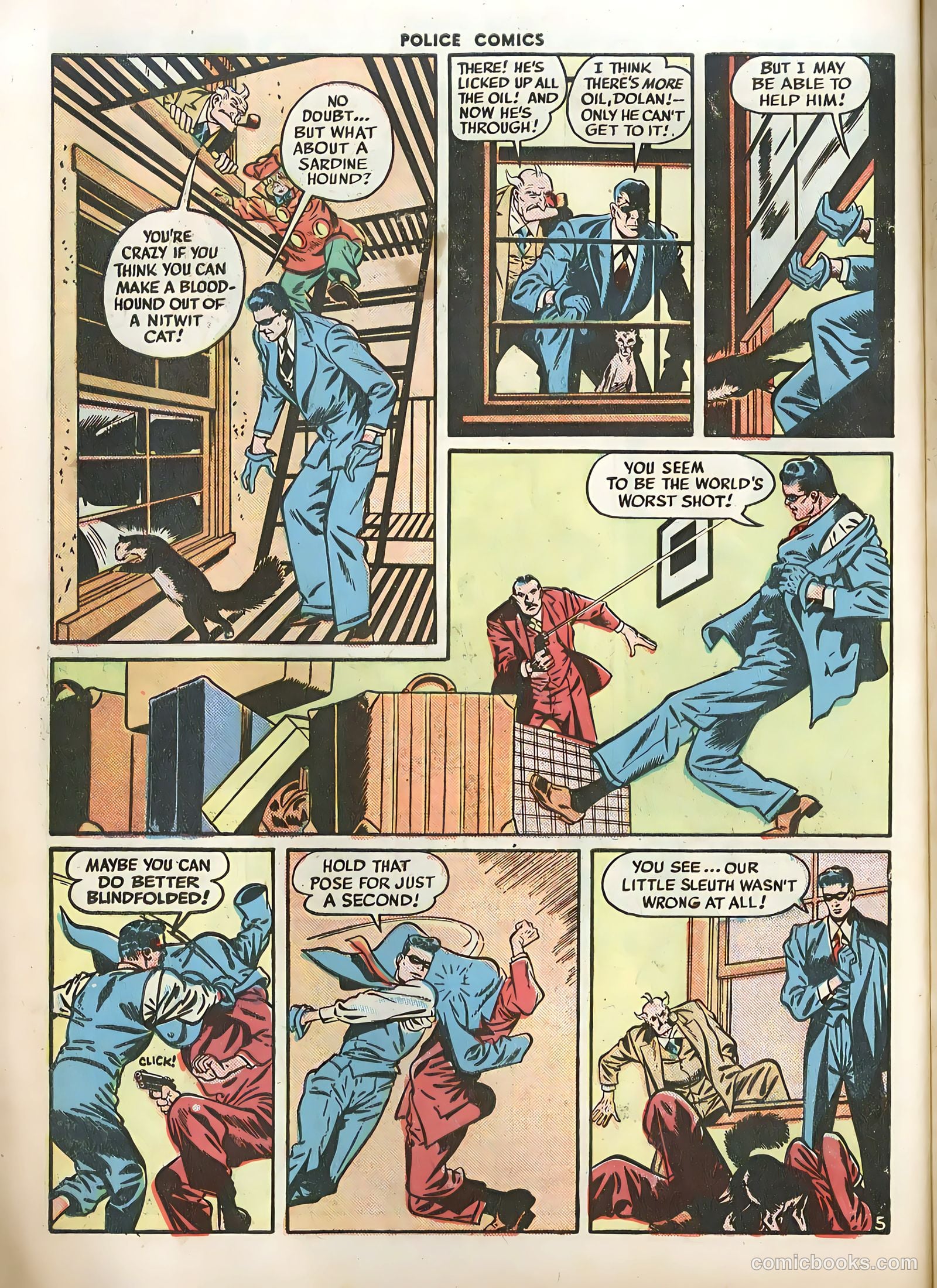 Police Comics #59 — page 56 of 60