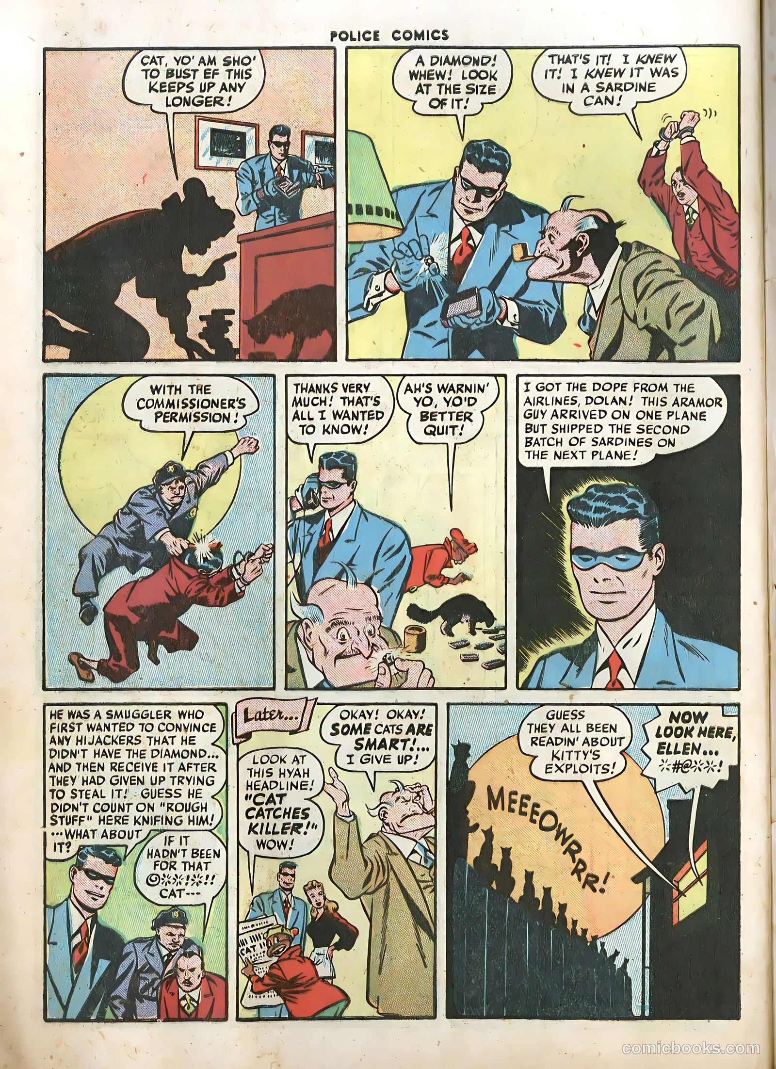Police Comics #59 — page 58 of 60