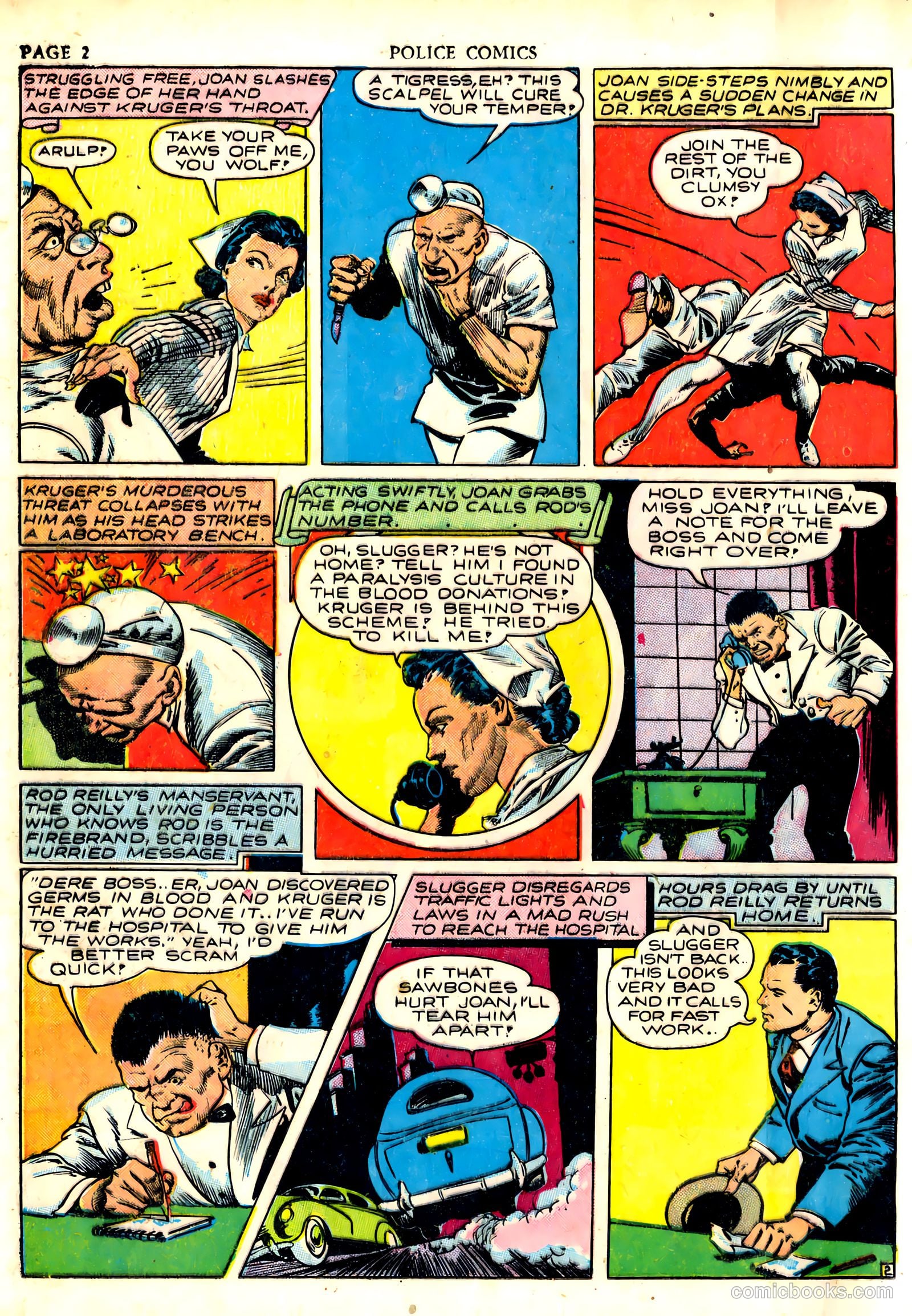 Police Comics #6 — page 4 of 68