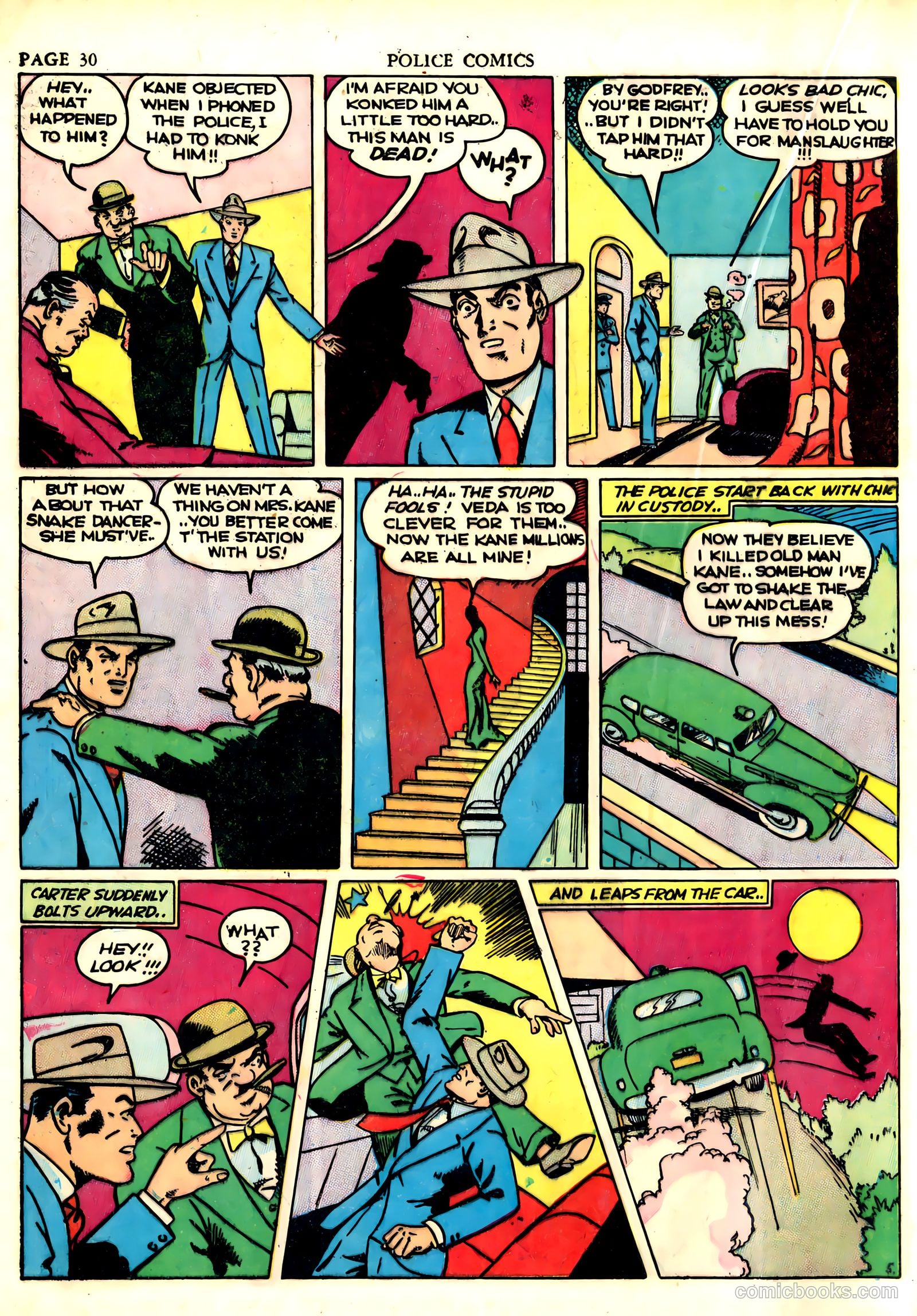 Police Comics #6 — page 32 of 68