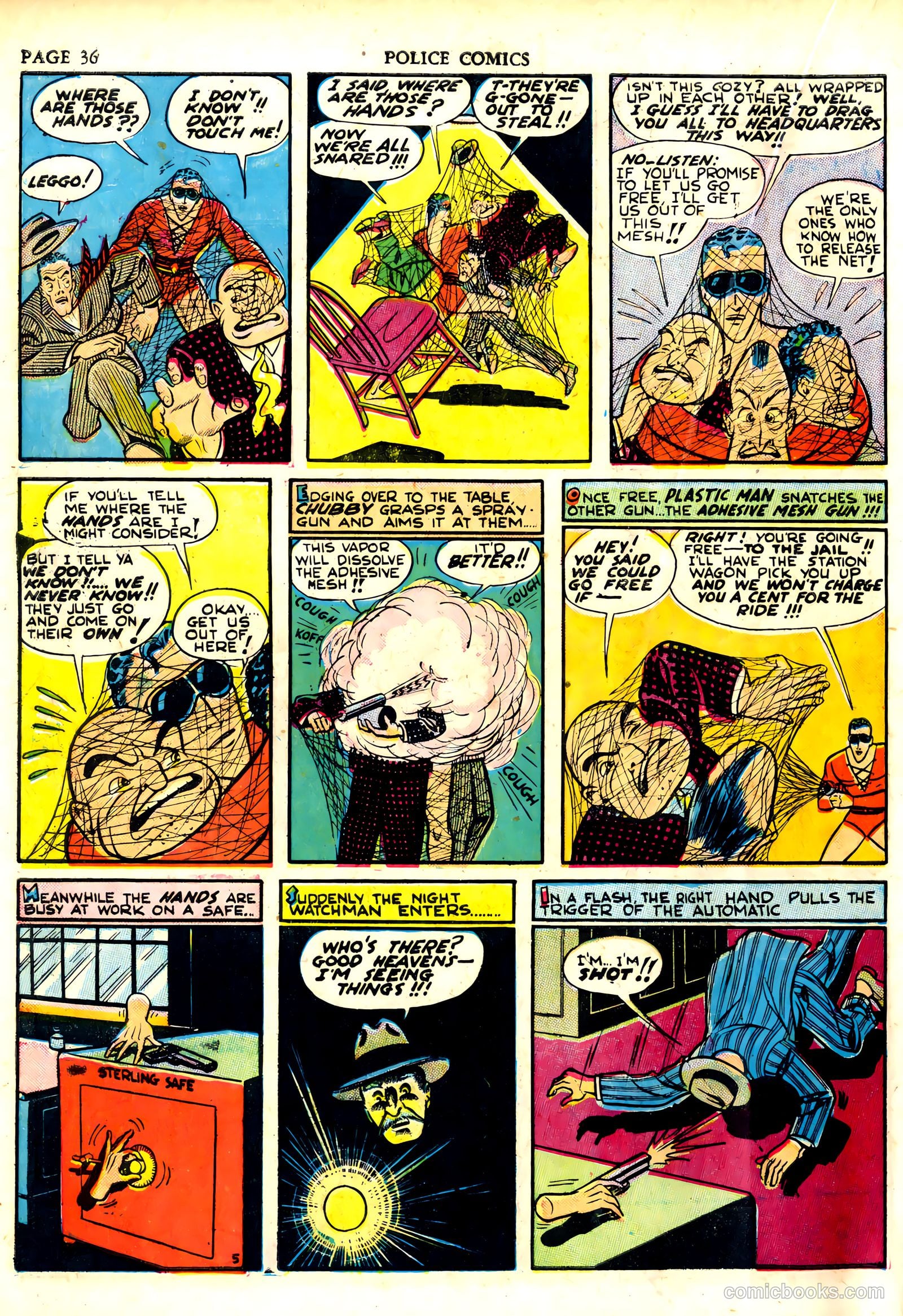 Police Comics #6 — page 38 of 68