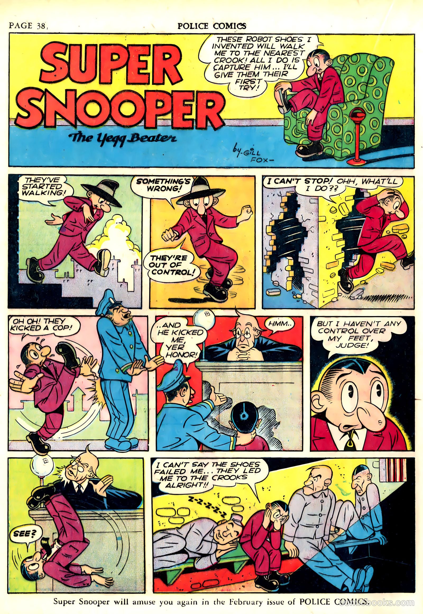Police Comics #6 — page 40 of 68