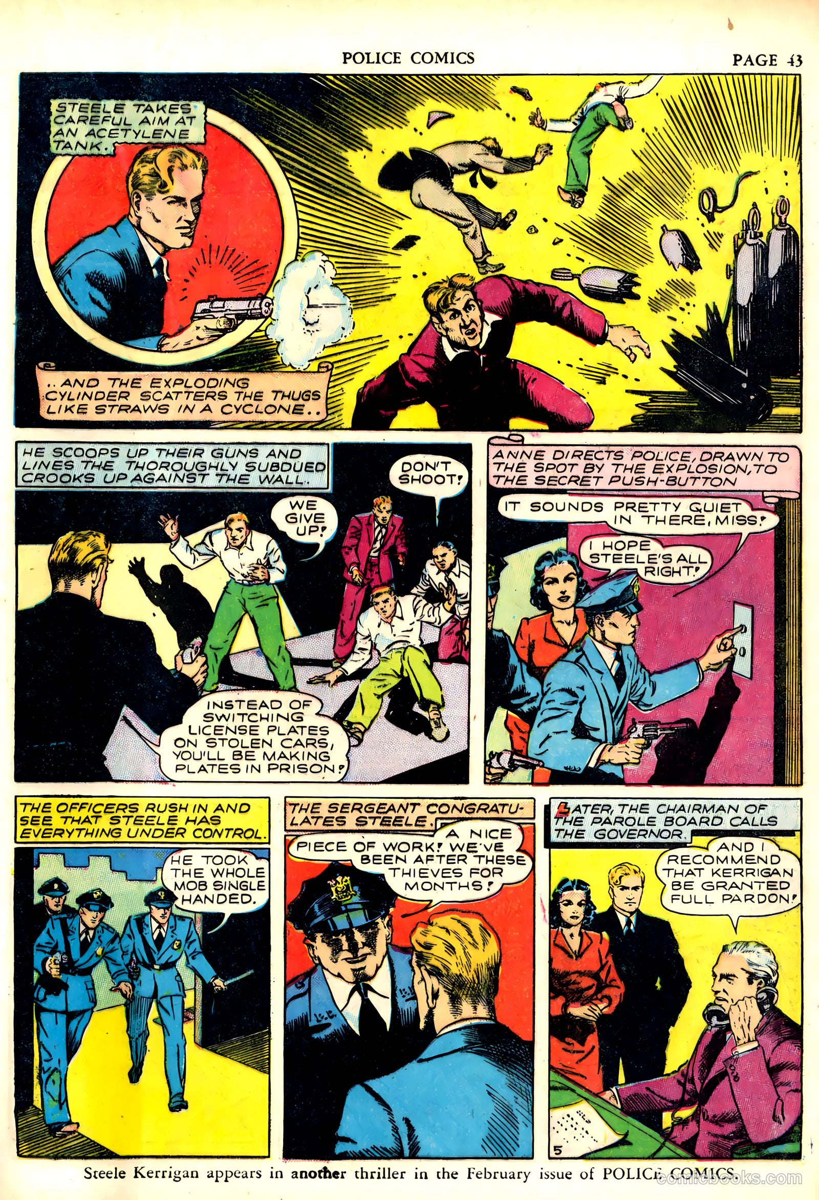 Police Comics #6 — page 45 of 68