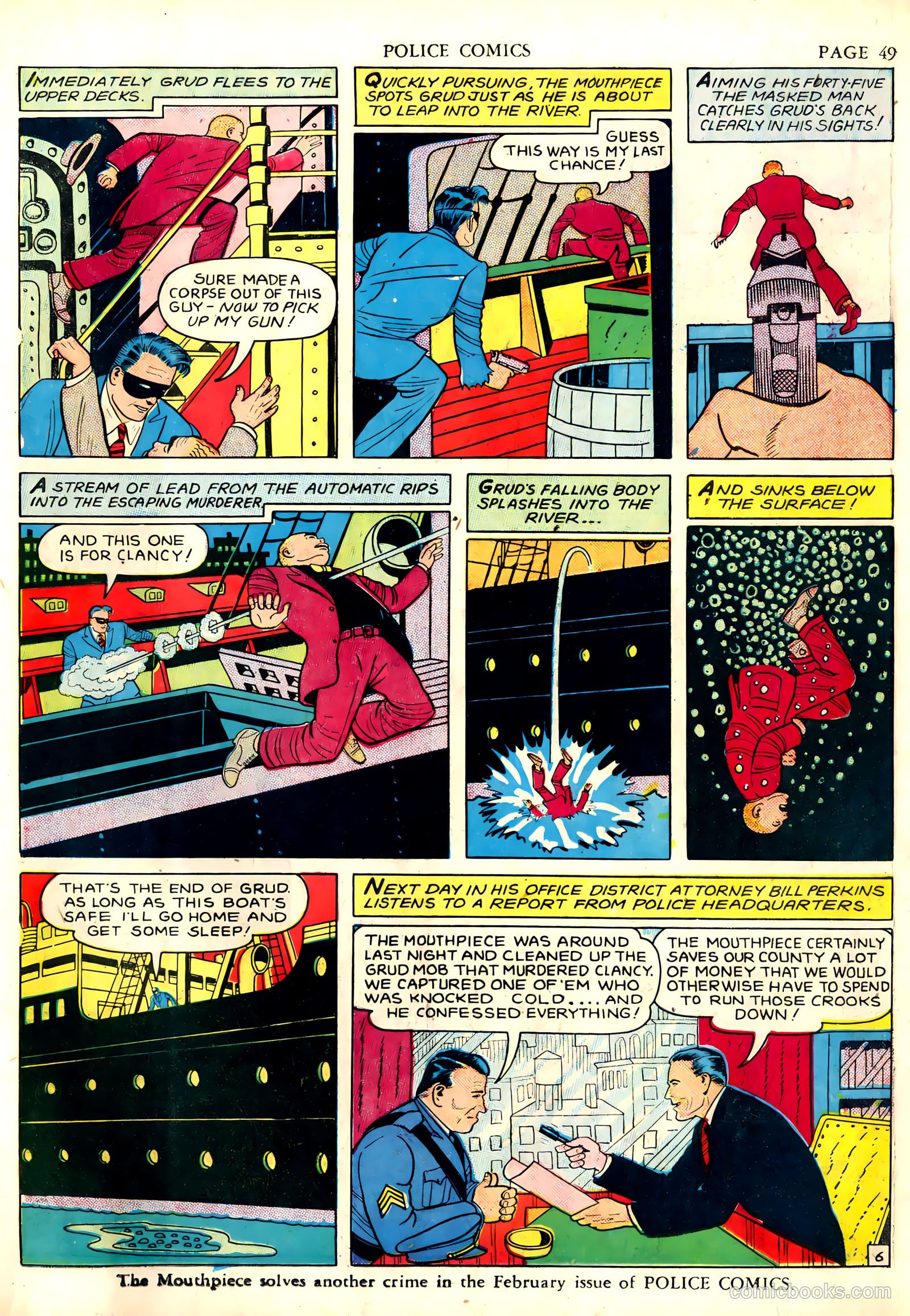 Police Comics #6 — page 51 of 68