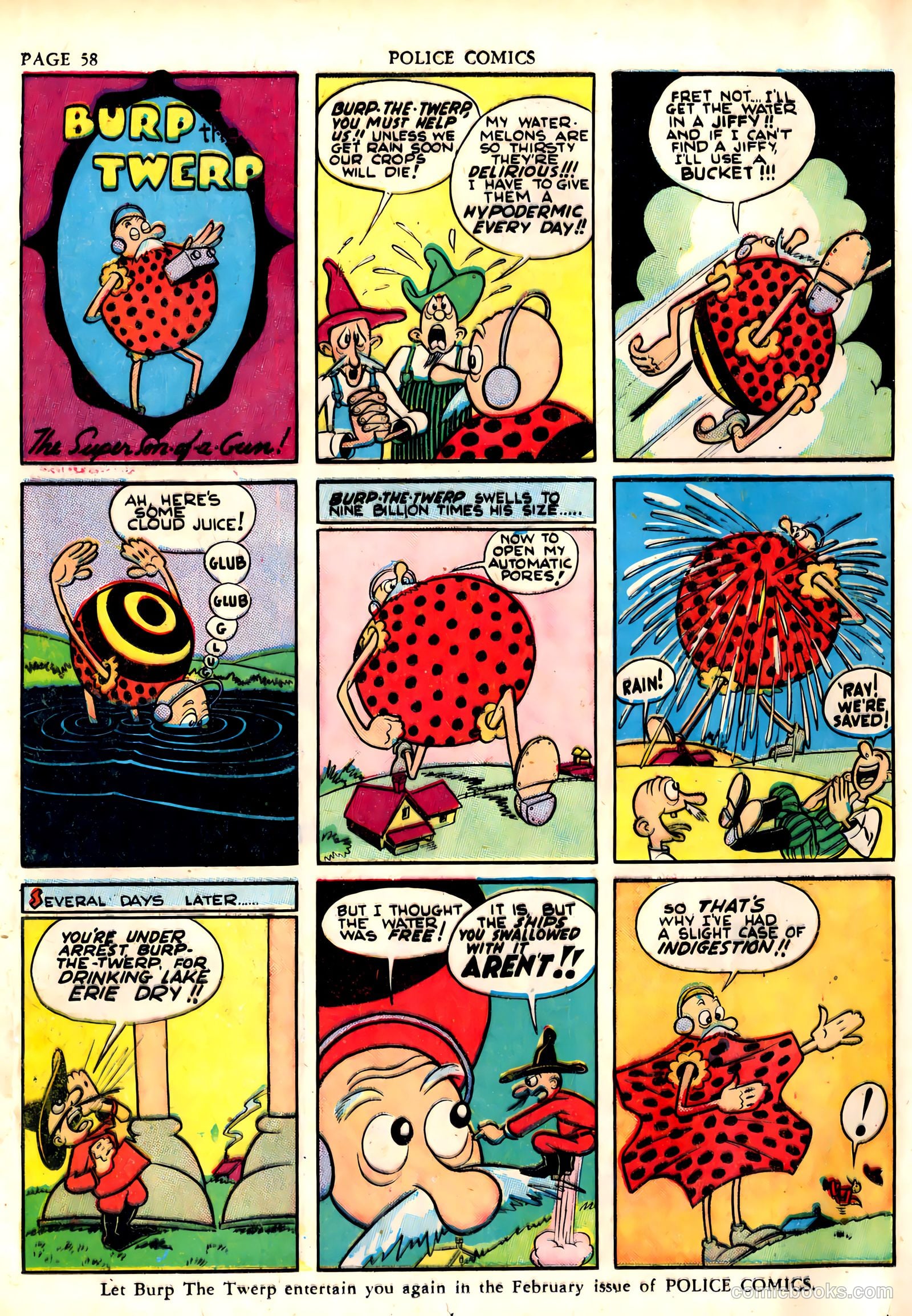 Police Comics #6 — page 60 of 68