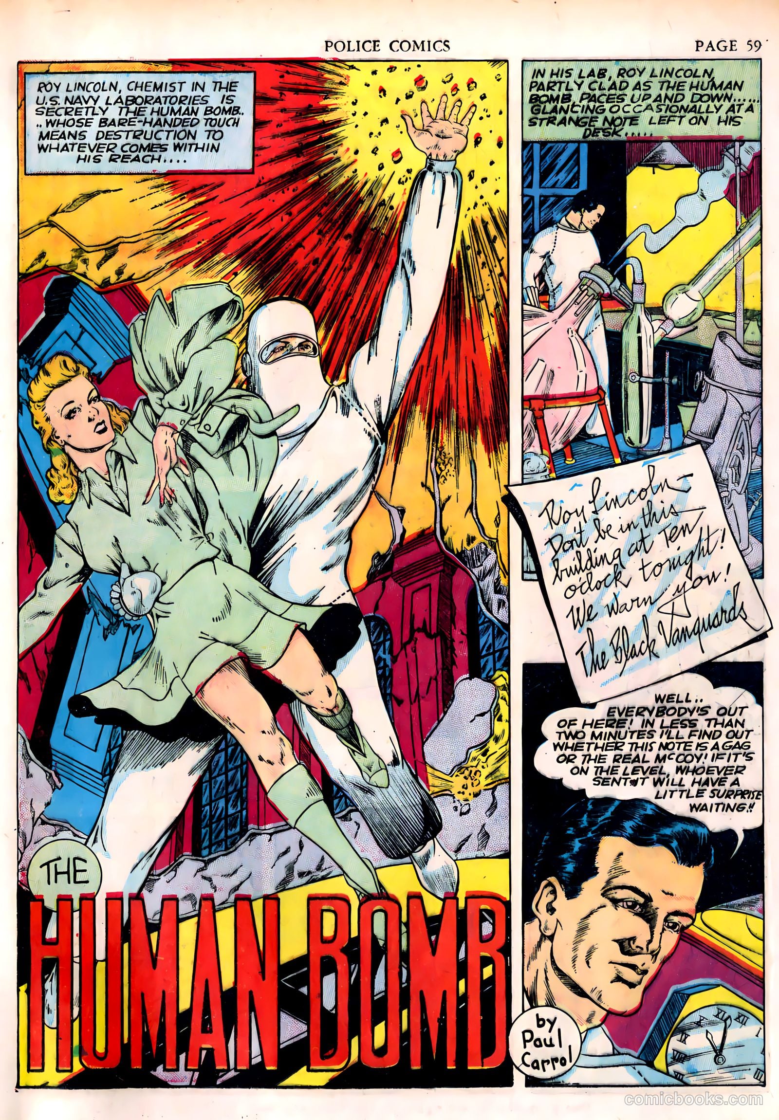 Police Comics #6 — page 61 of 68