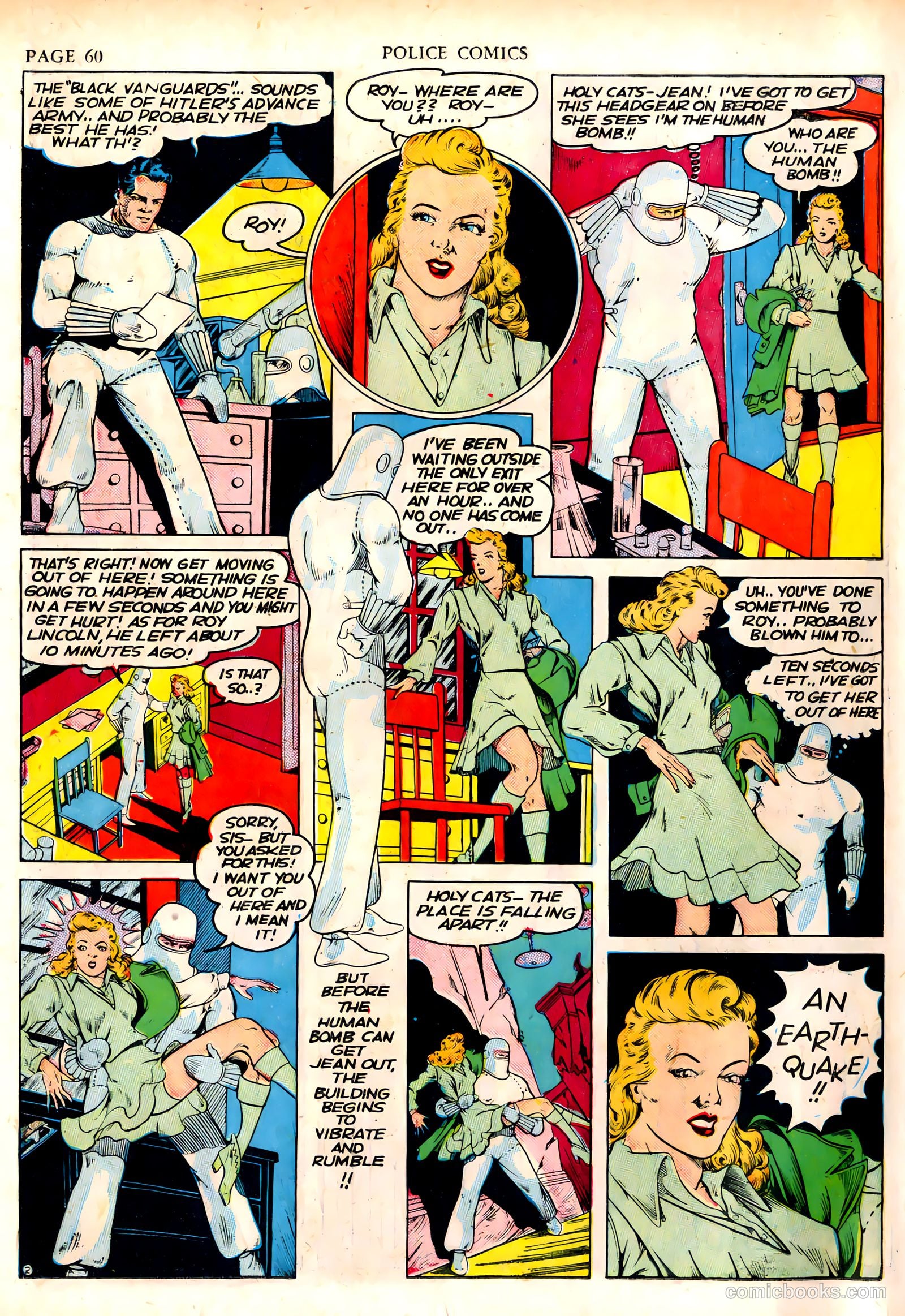 Police Comics #6 — page 62 of 68