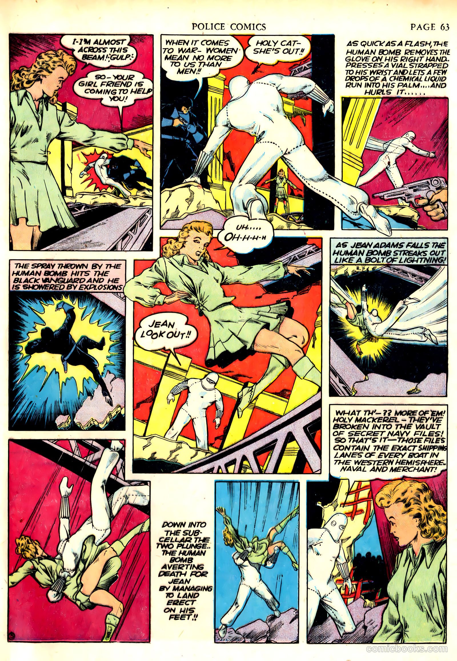 Police Comics #6 — page 65 of 68