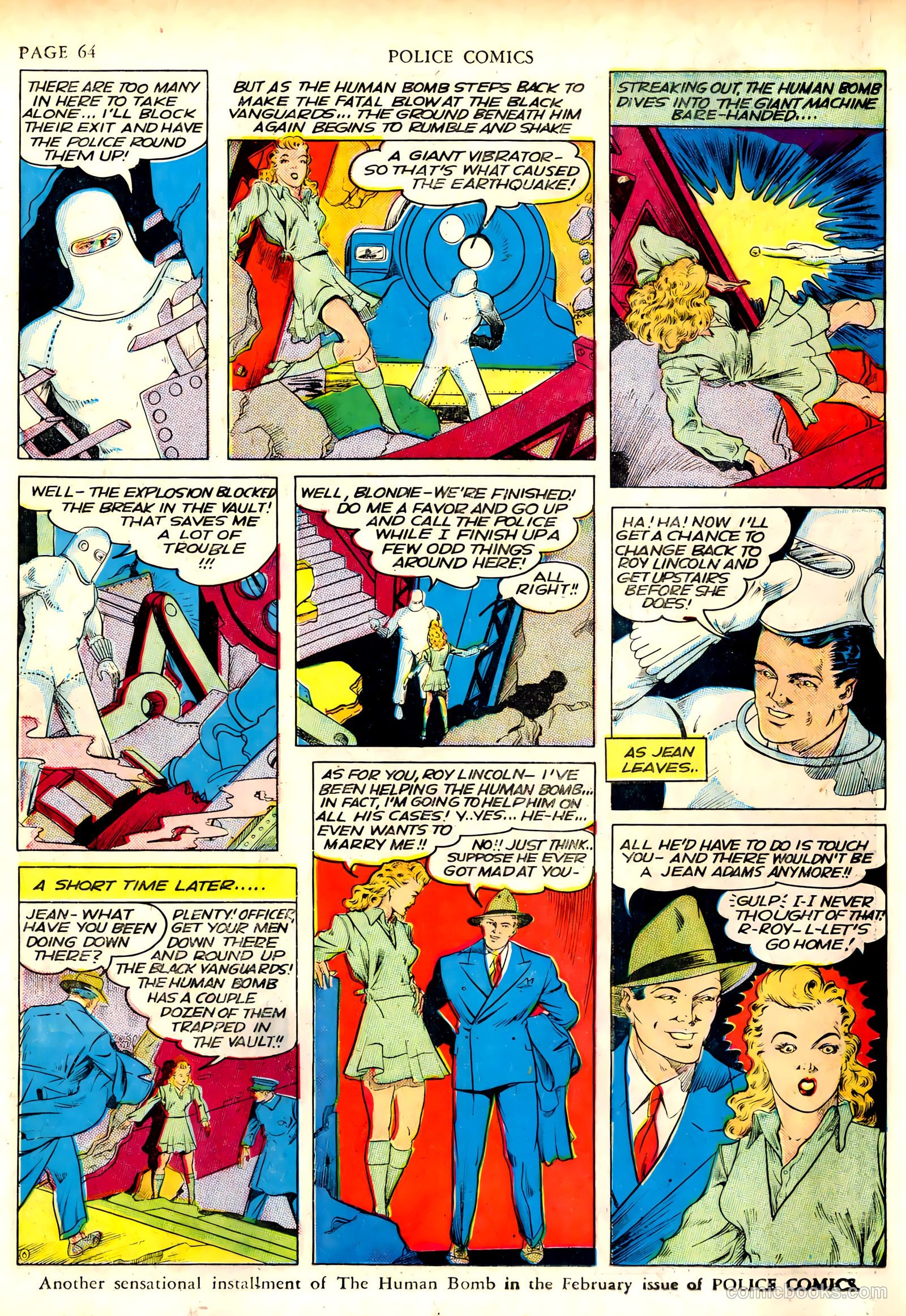 Police Comics #6 — page 66 of 68