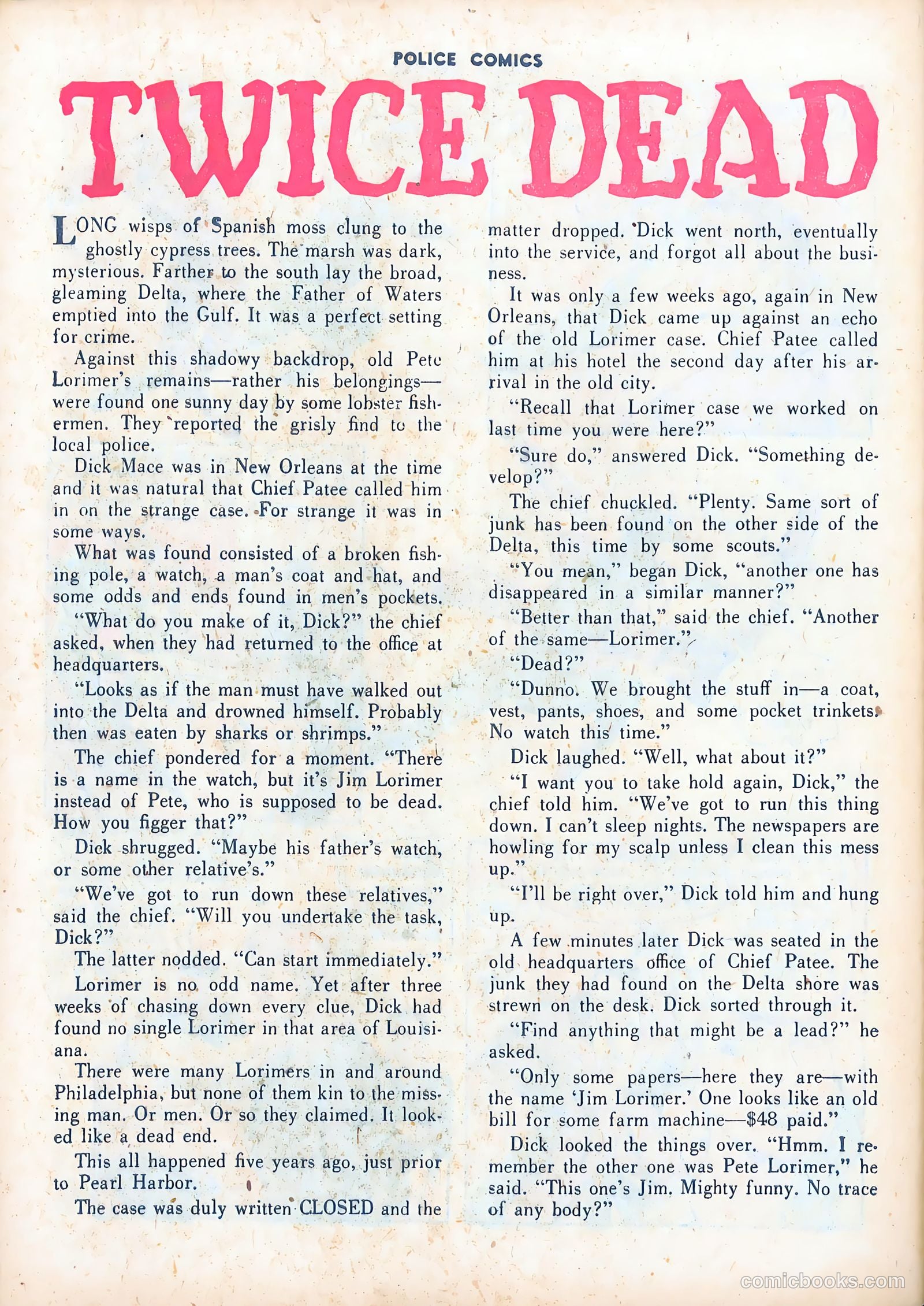 Police Comics #60 — page 48 of 60