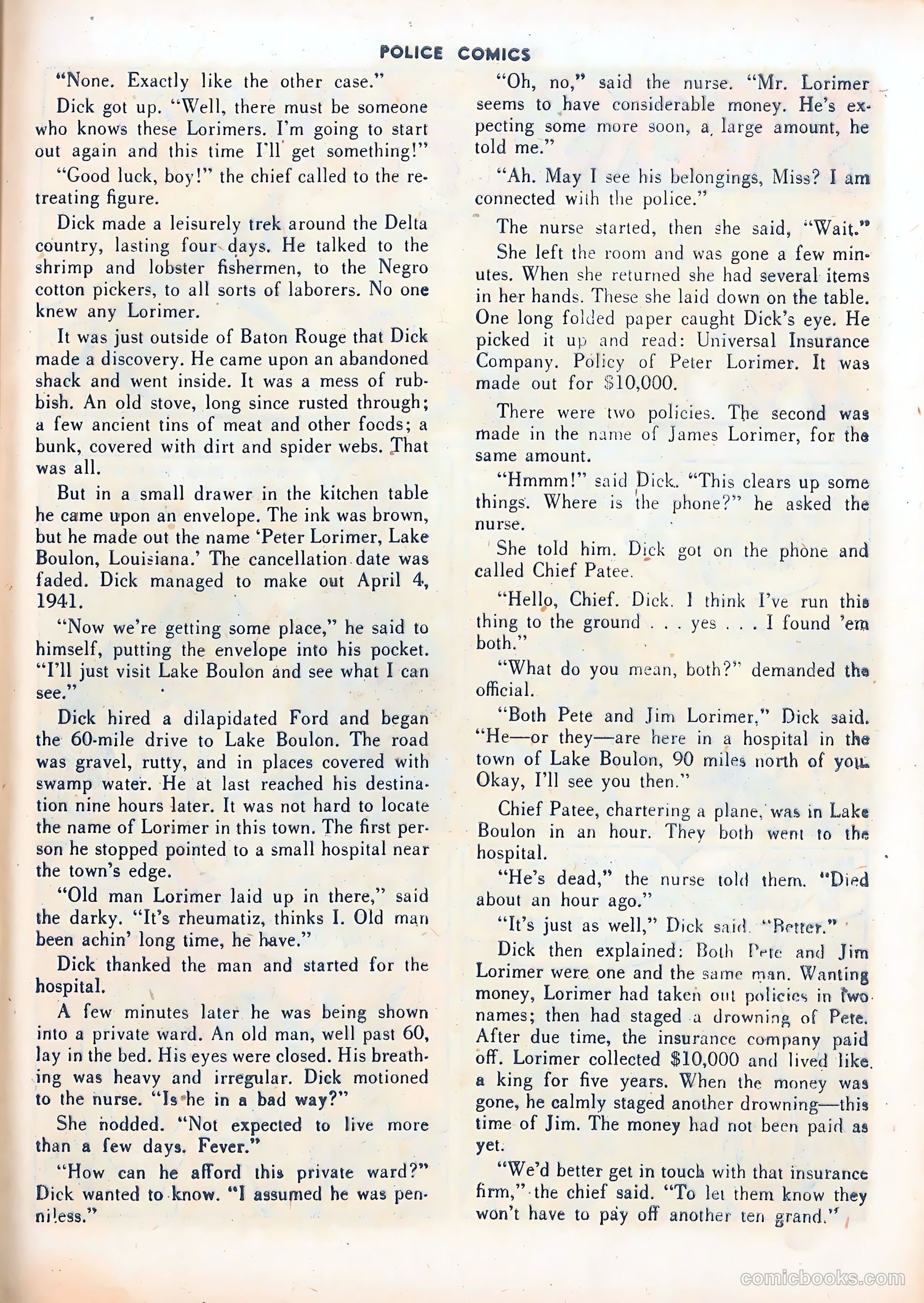 Police Comics #60 — page 49 of 60