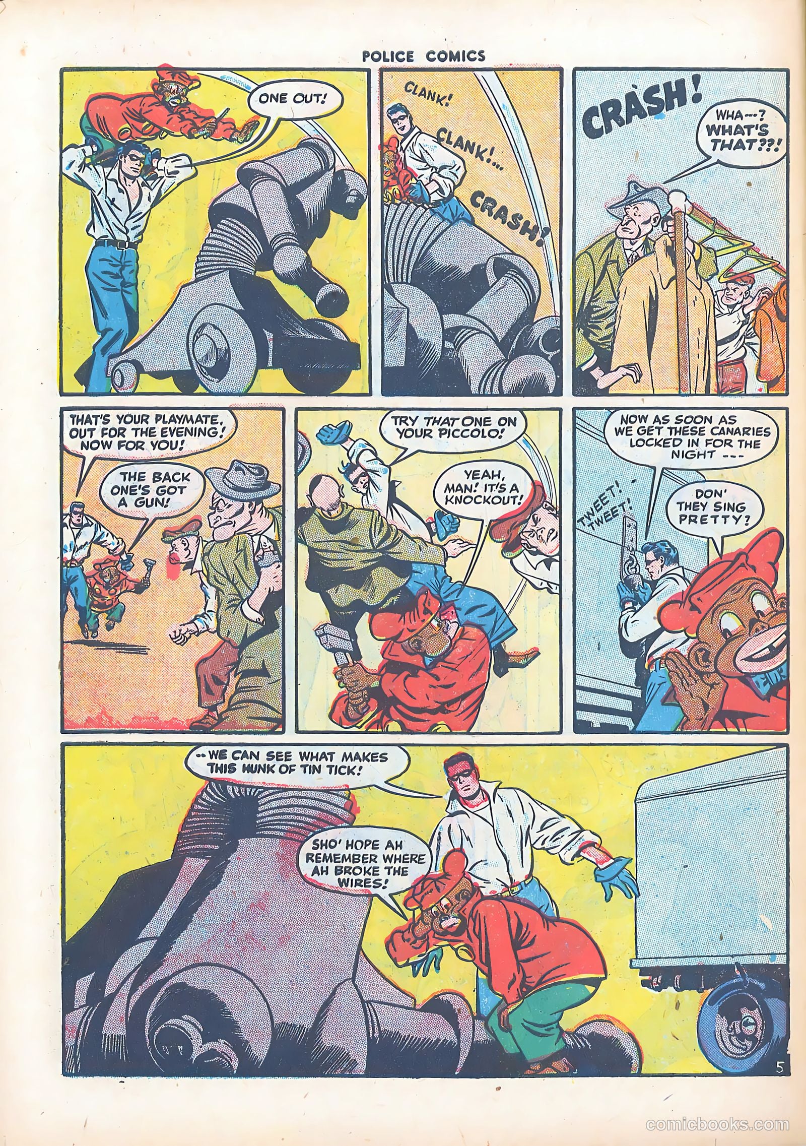 Police Comics #60 — page 56 of 60