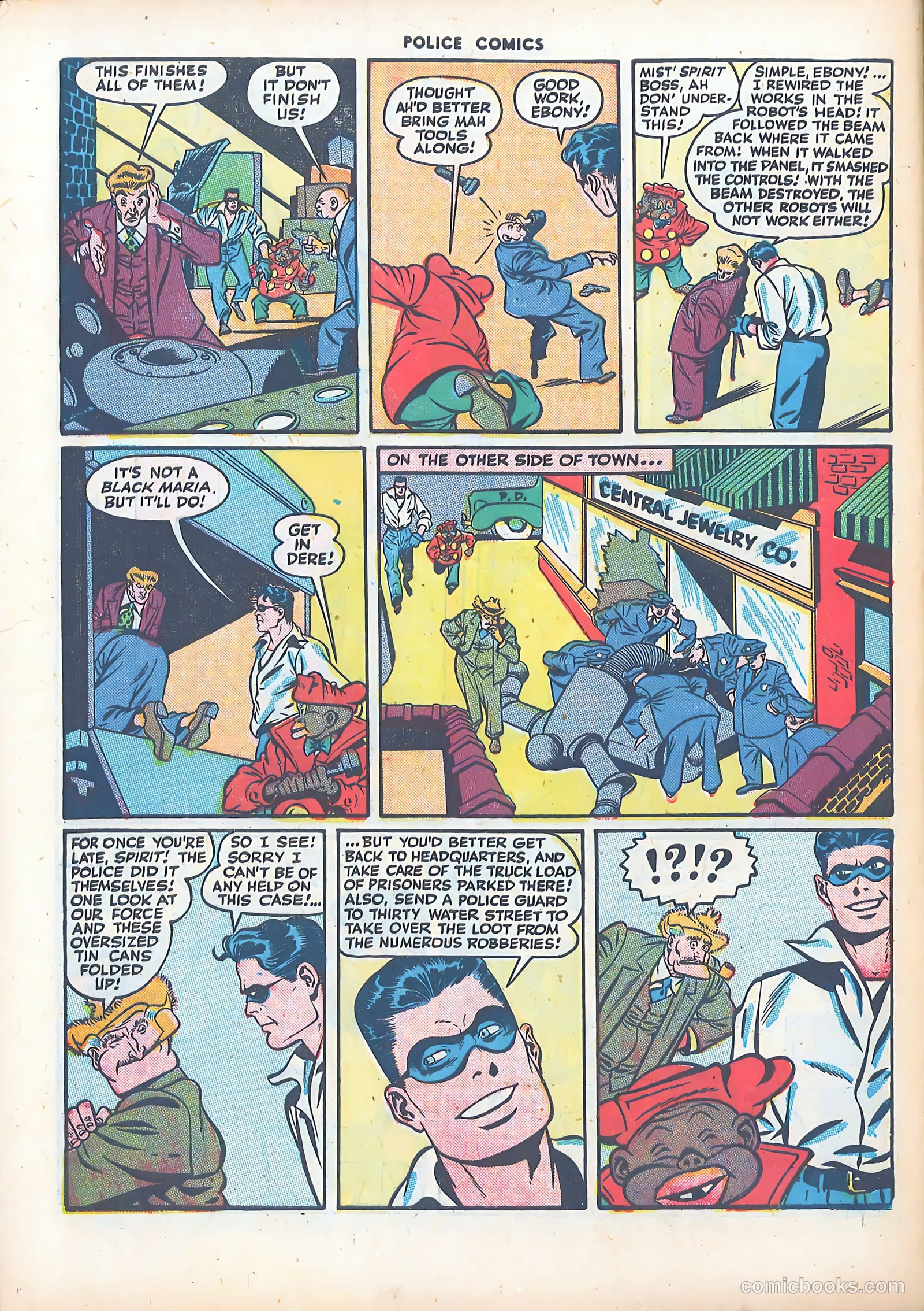 Police Comics #60 — page 58 of 60
