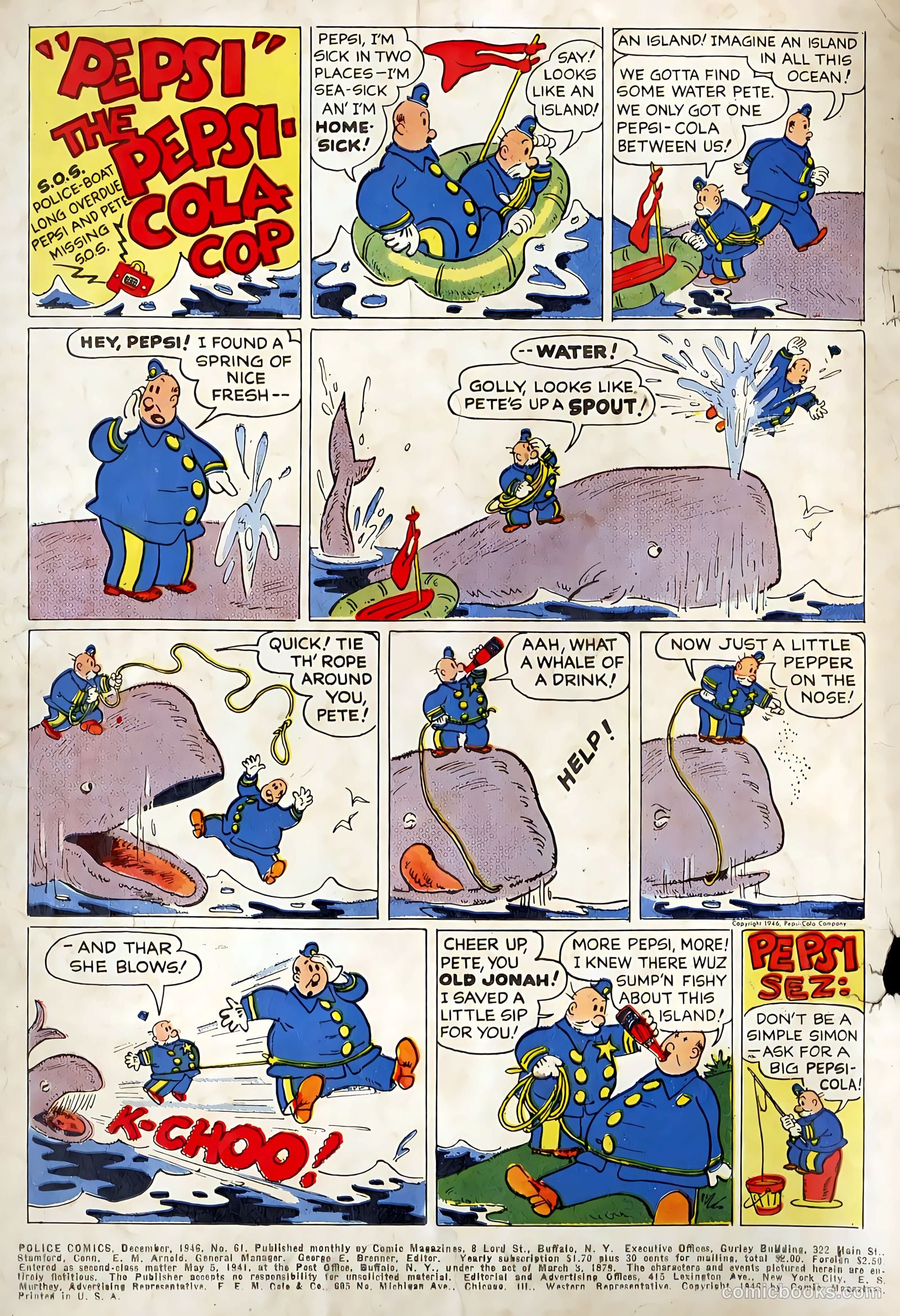 Police Comics #61 — page 2 of 60