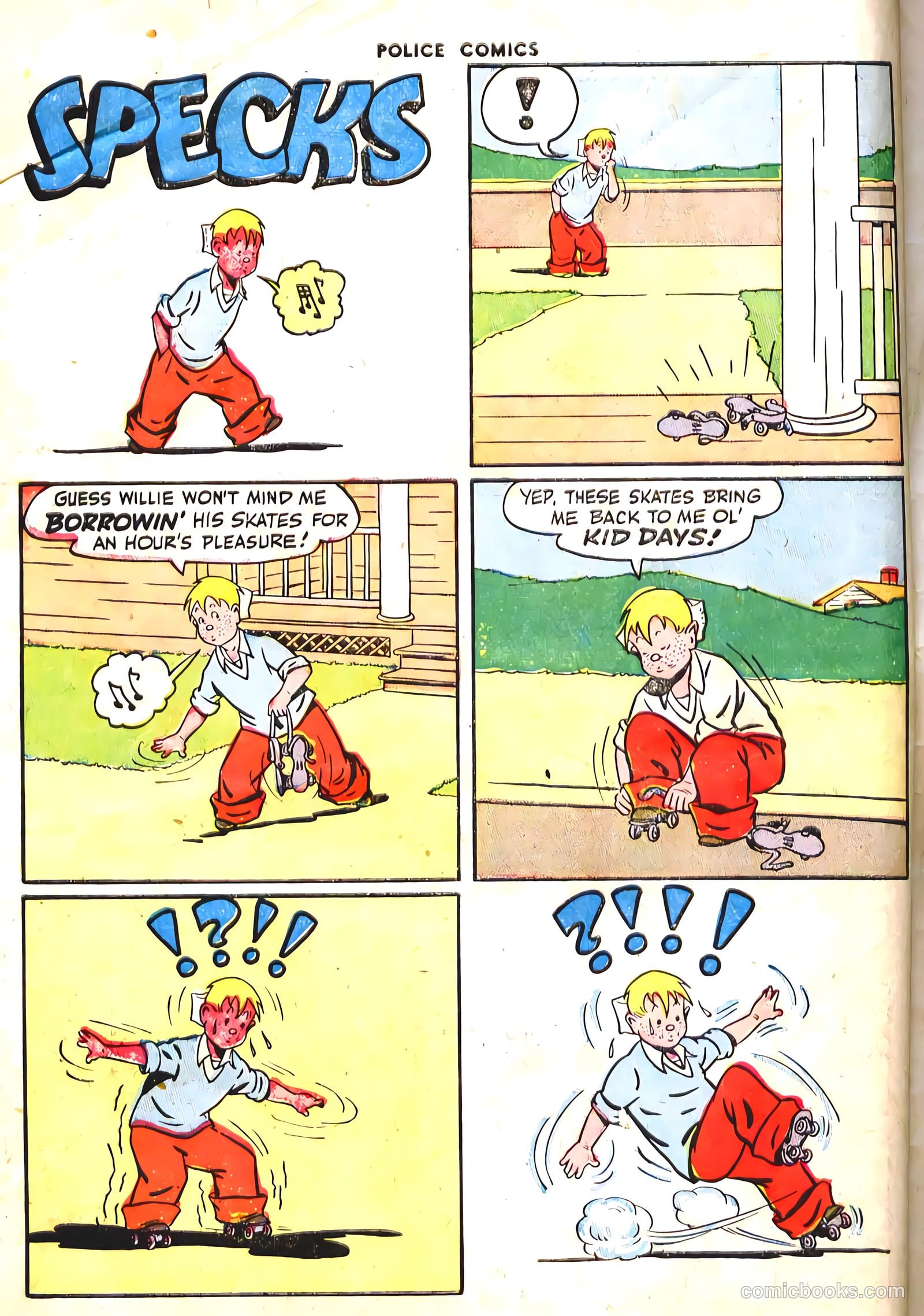 Police Comics #61 — page 50 of 60