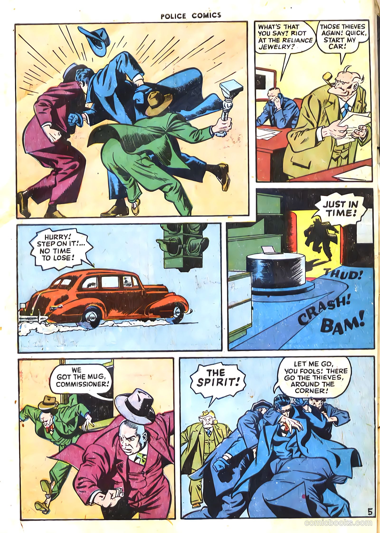 Police Comics #61 — page 56 of 60