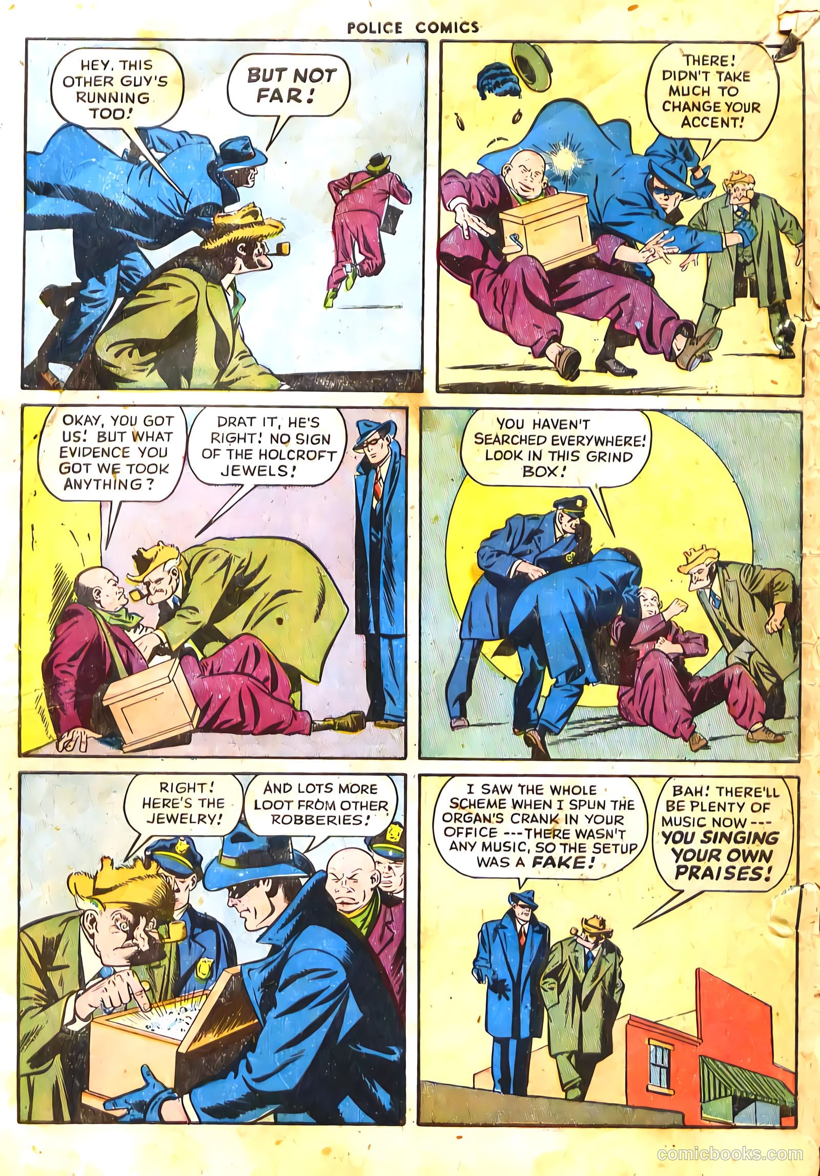 Police Comics #61 — page 58 of 60