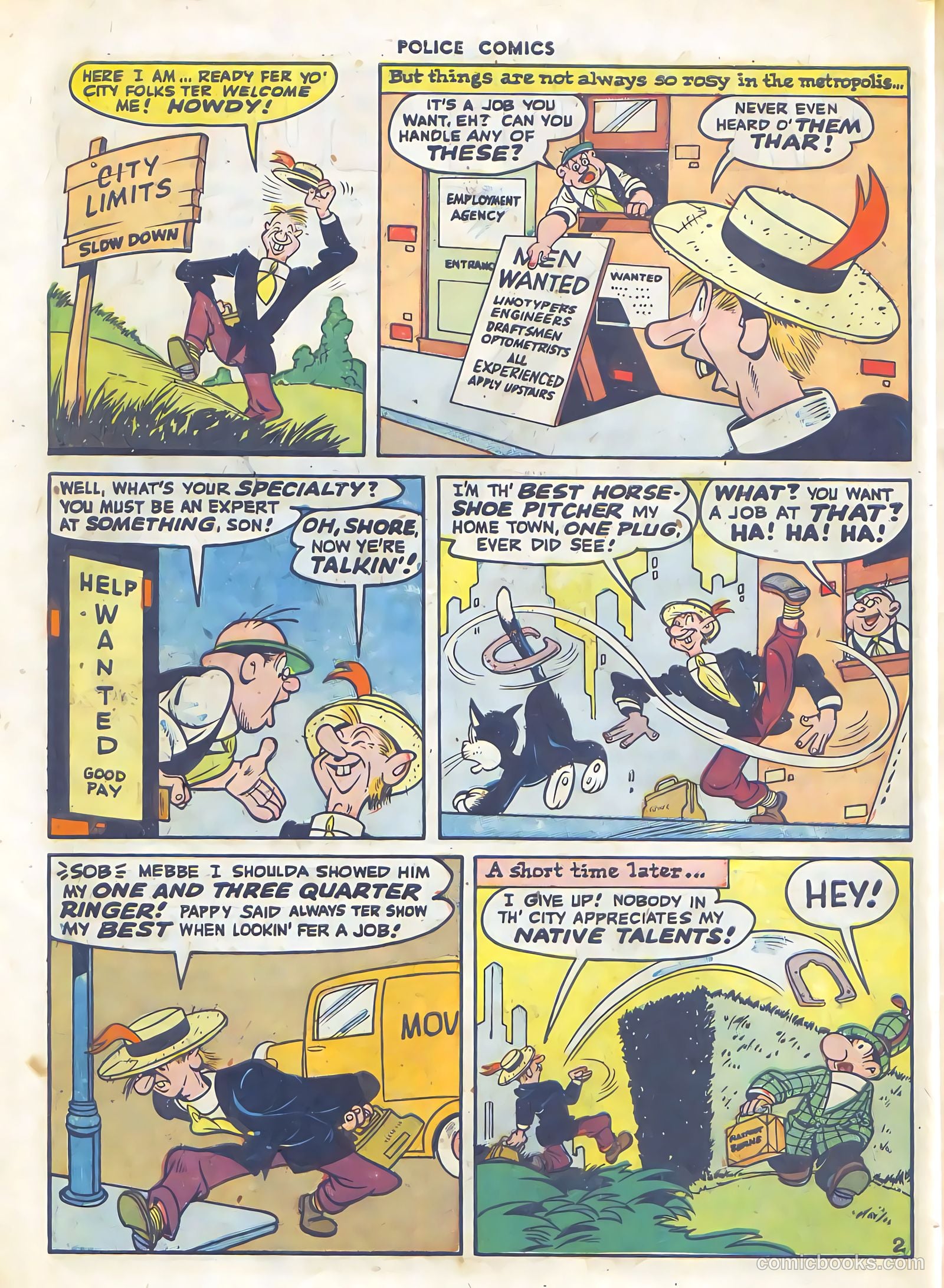 Police Comics #62 — page 46 of 60