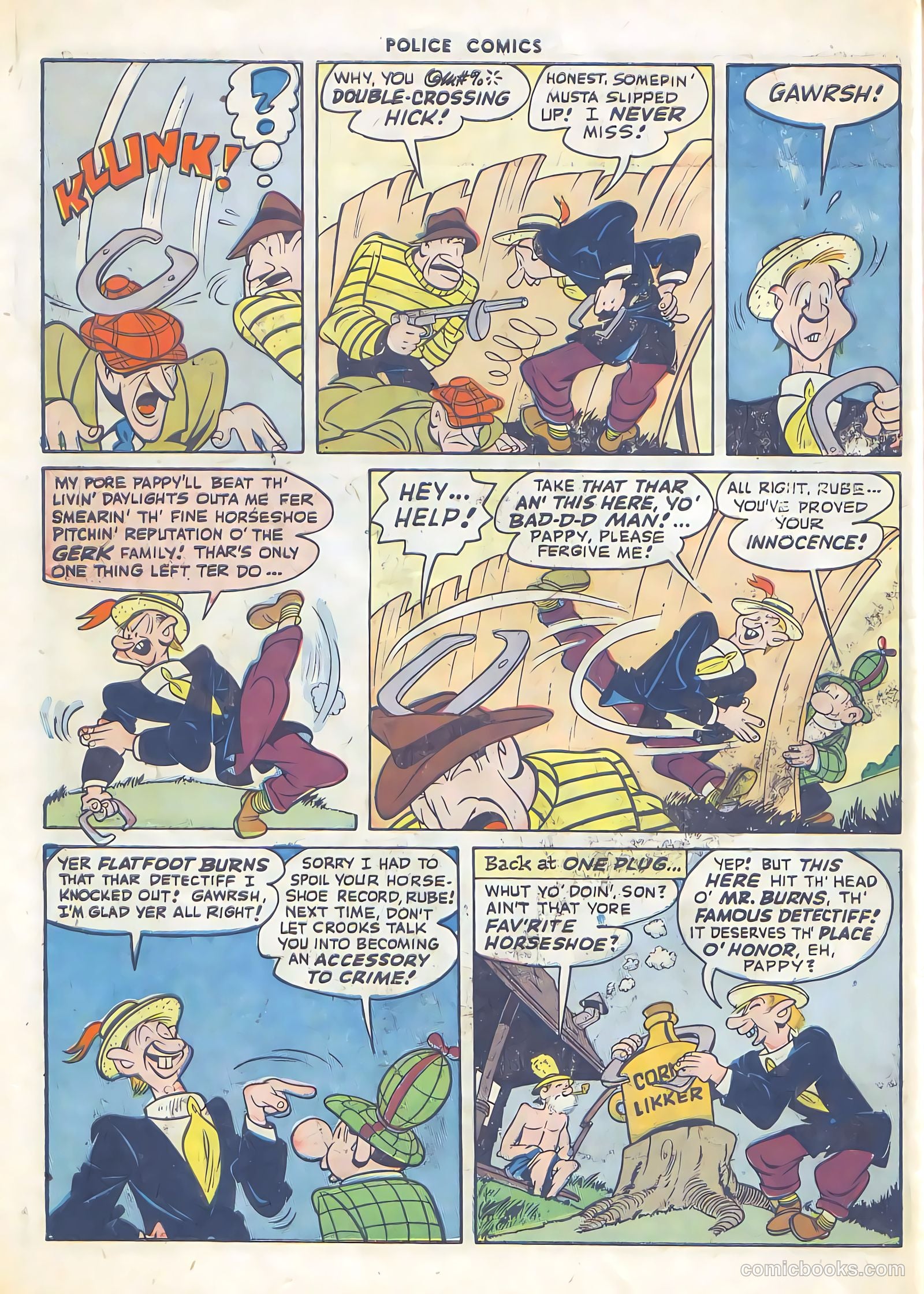 Police Comics #62 — page 50 of 60
