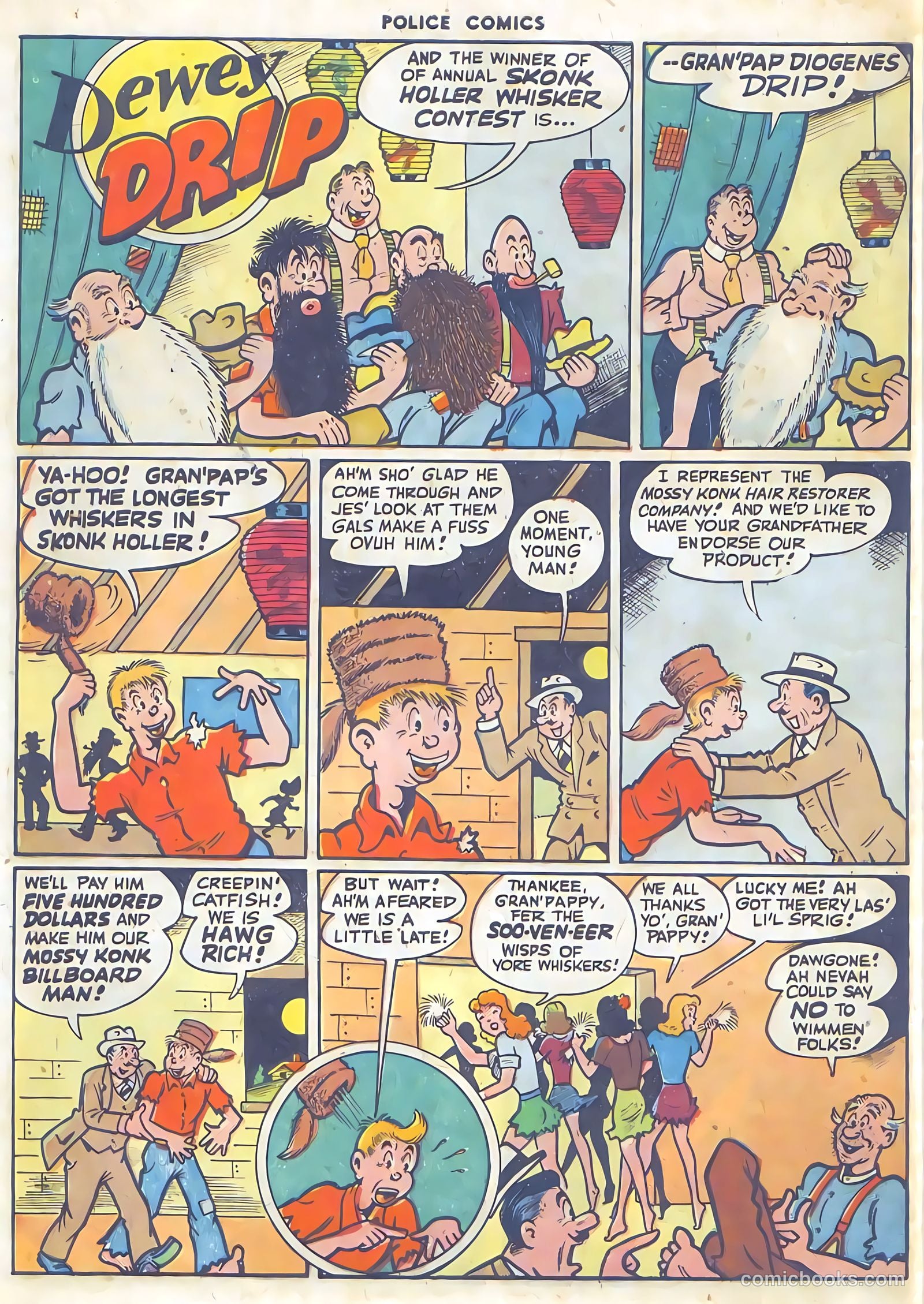 Police Comics #62 — page 58 of 60