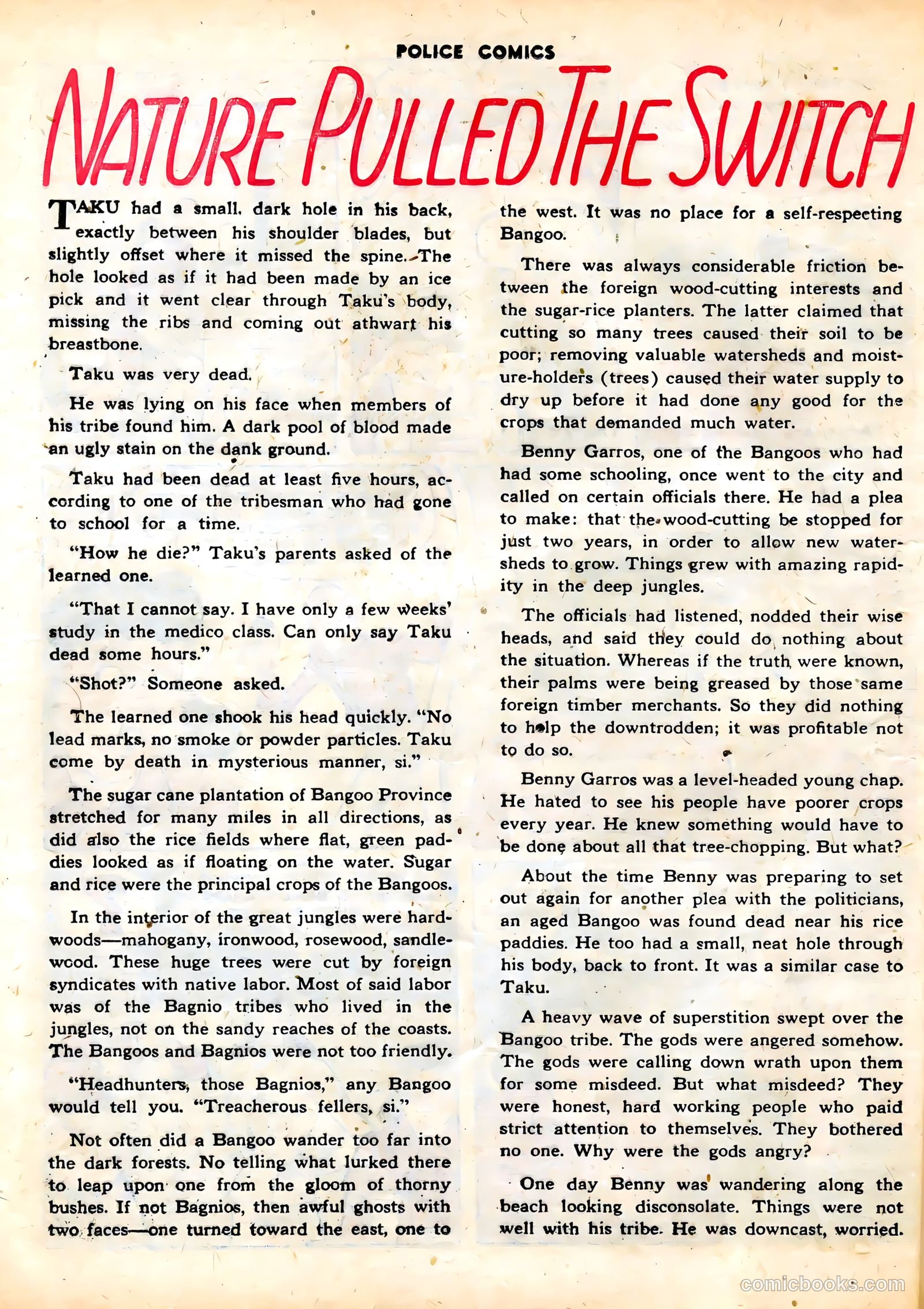 Police Comics #63 — page 44 of 60