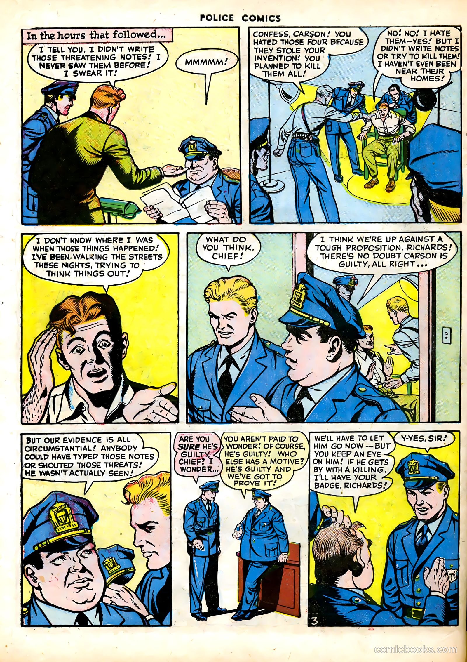 Police Comics #63 — page 50 of 60