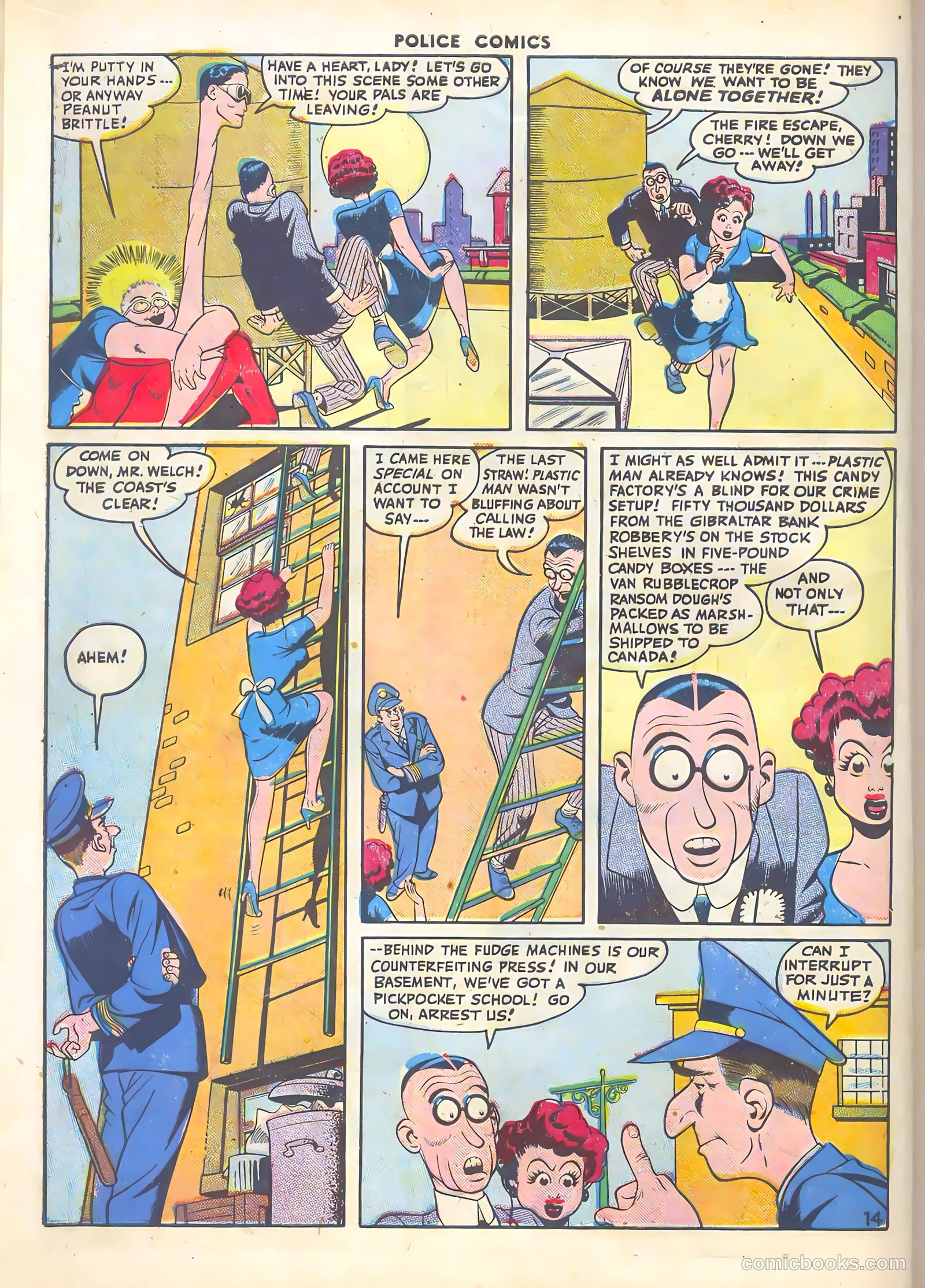 Police Comics #64 — page 16 of 60