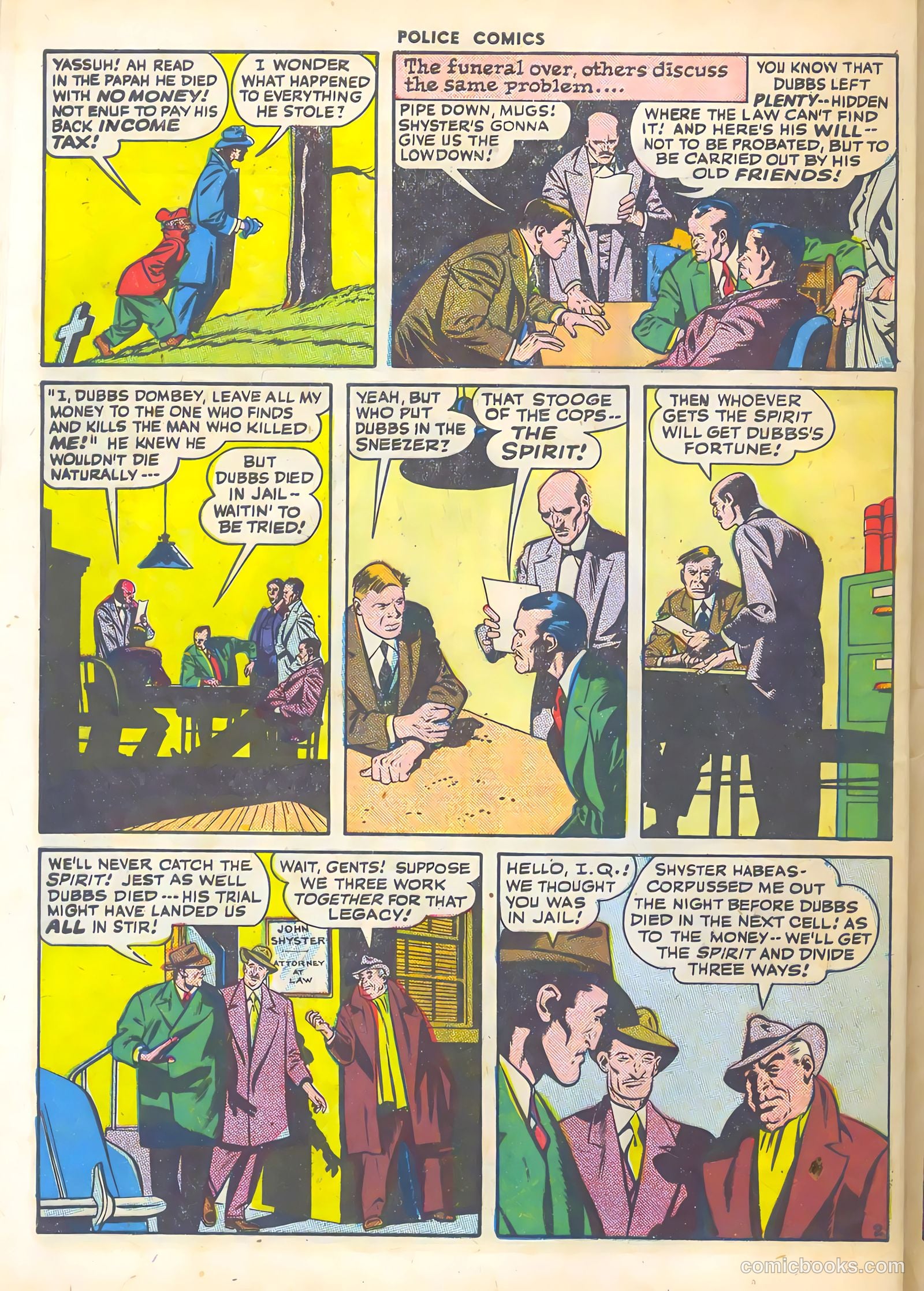 Police Comics #64 — page 52 of 60