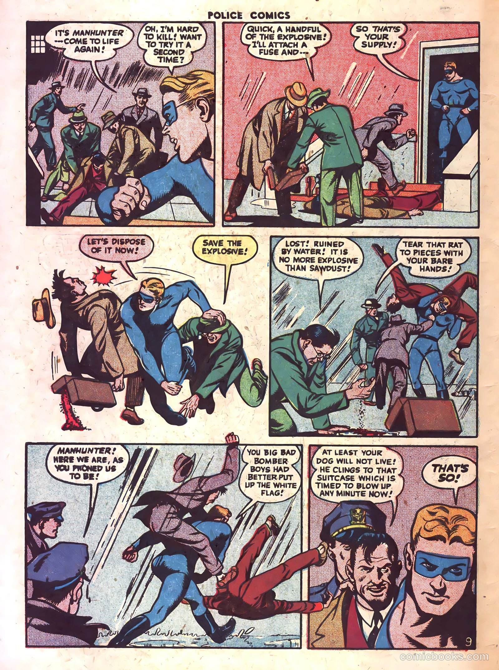 Police Comics #65 — page 56 of 60