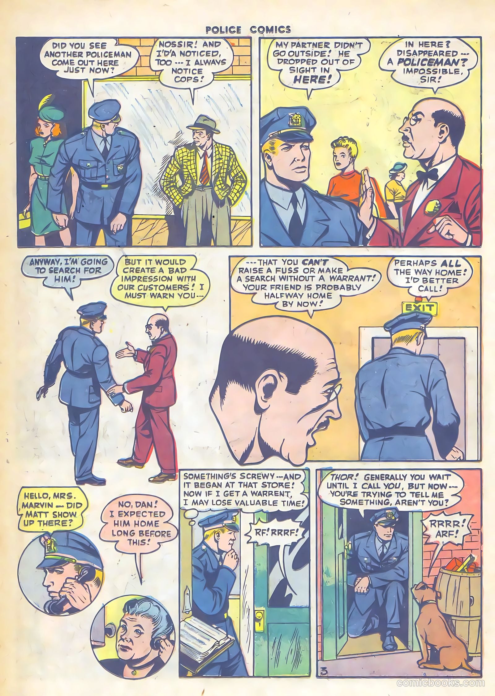 Police Comics #66 — page 23 of 61