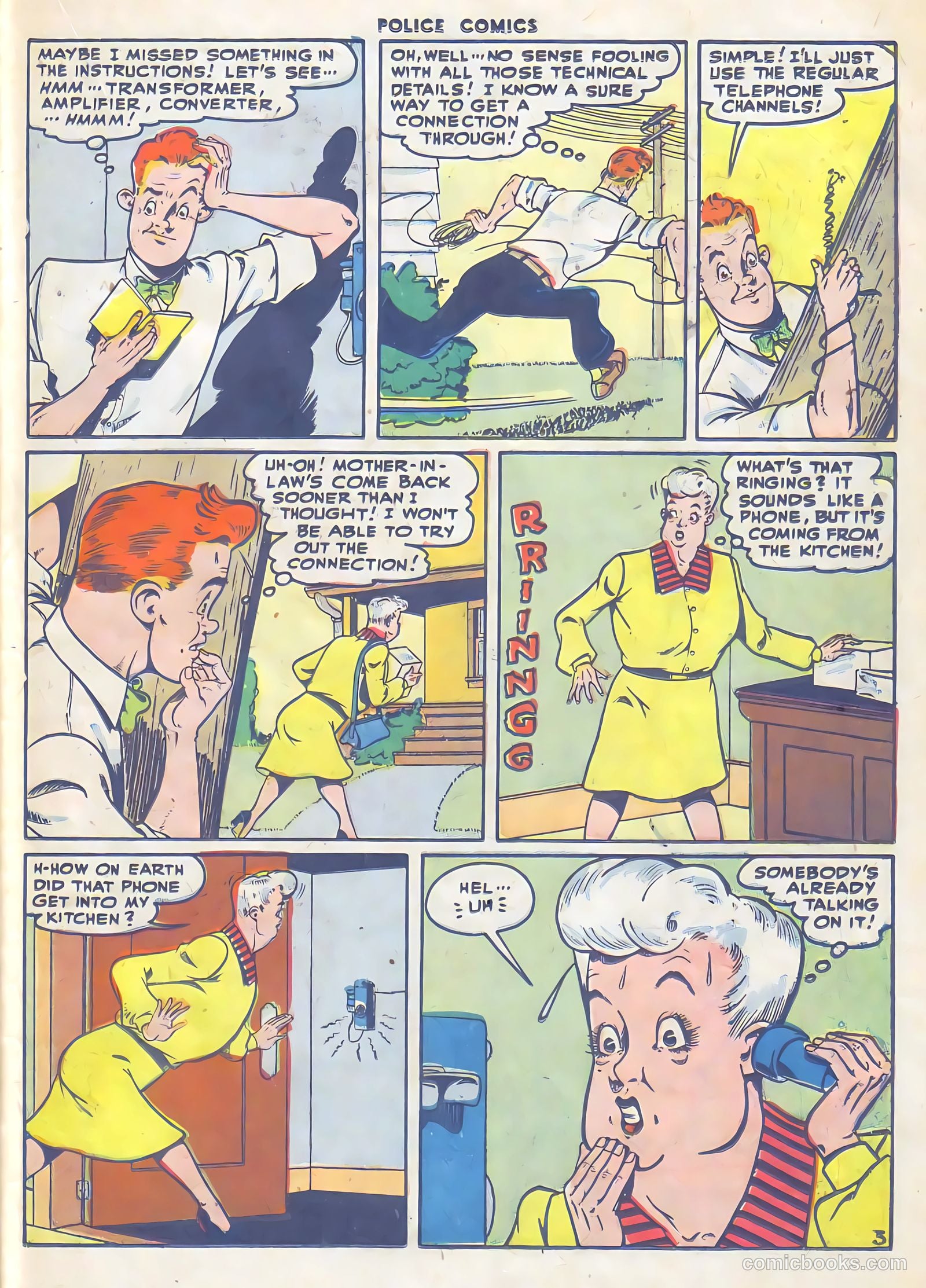 Police Comics #66 — page 40 of 61