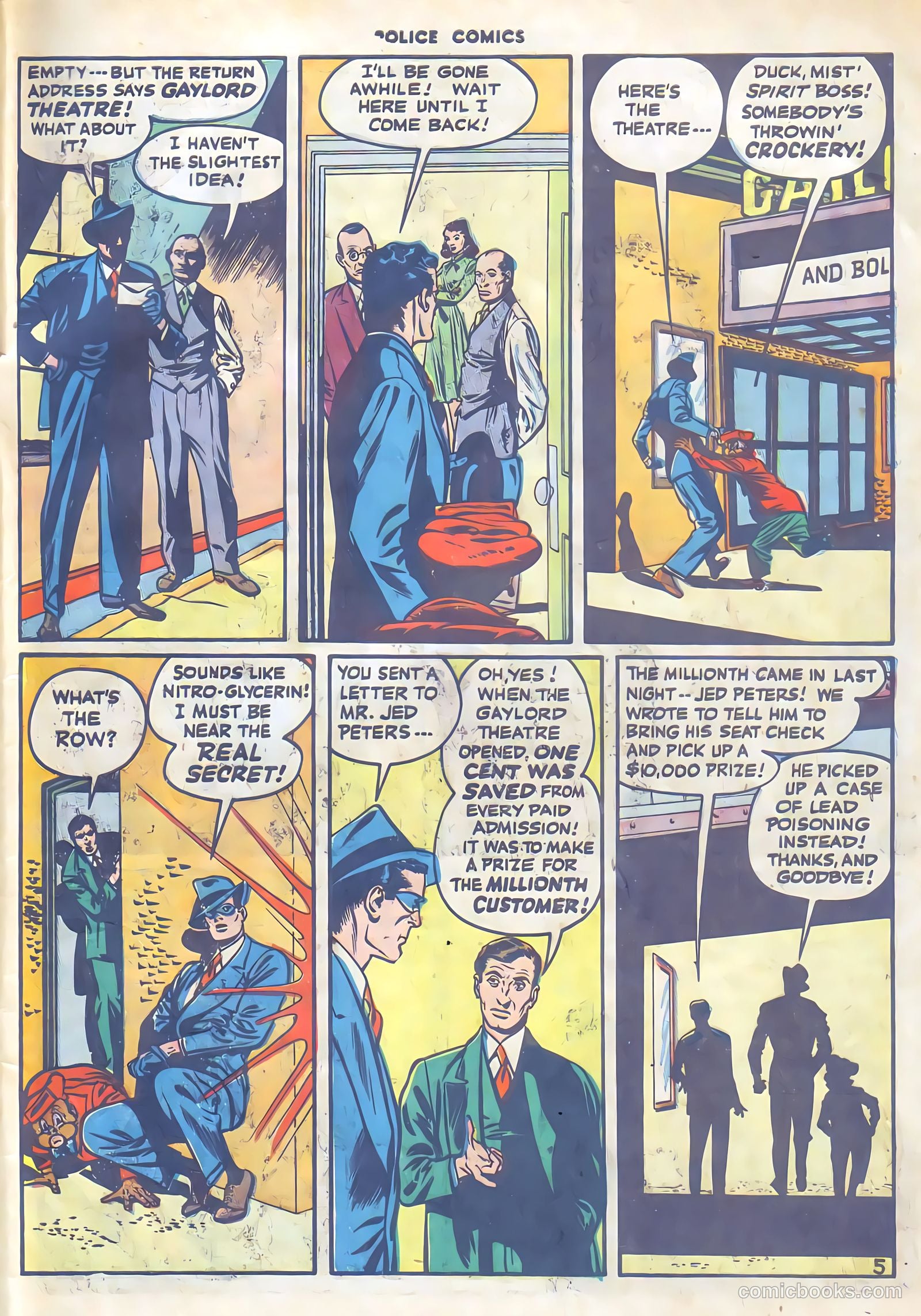 Police Comics #66 — page 56 of 61