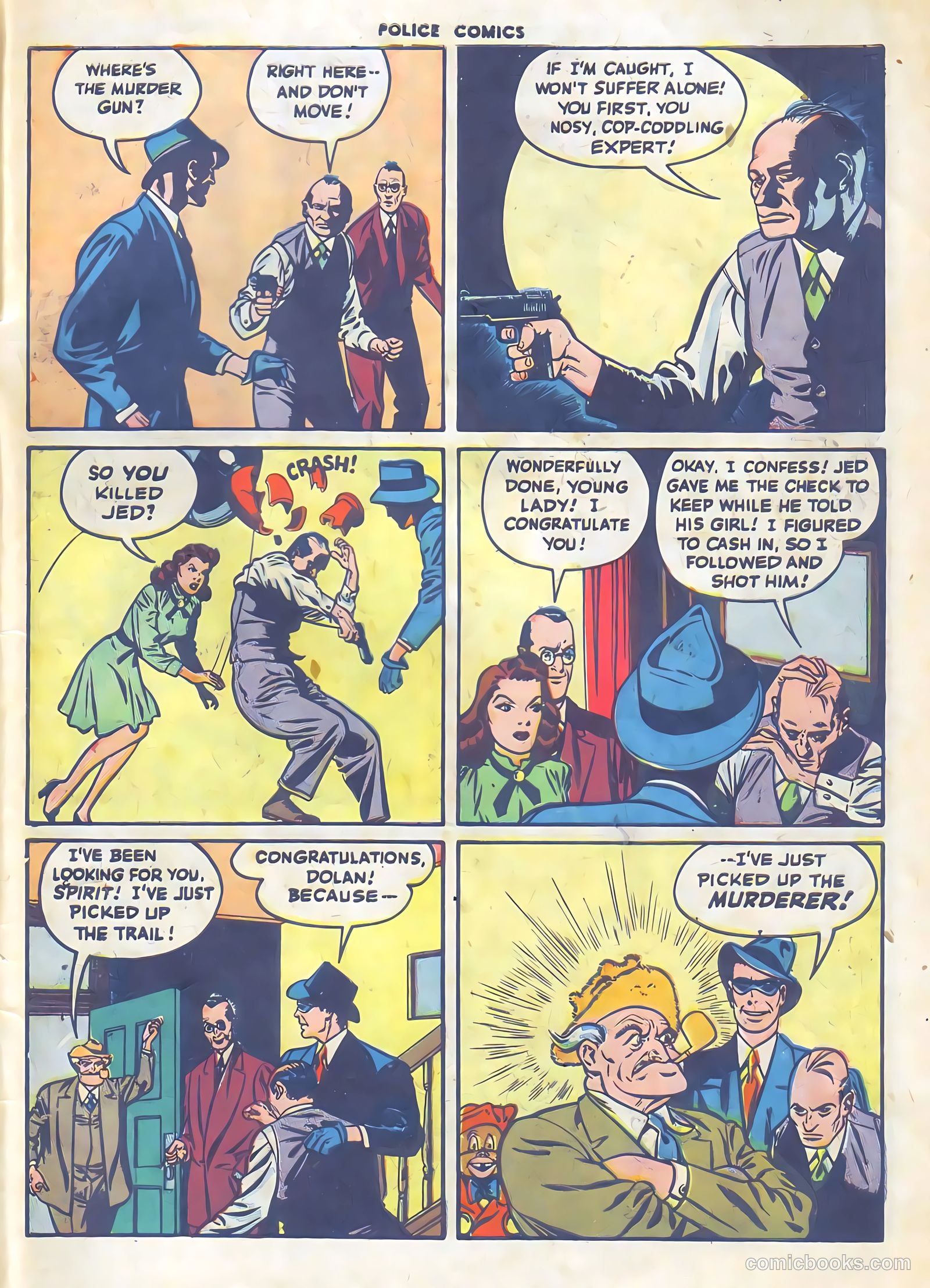 Police Comics #66 — page 58 of 61